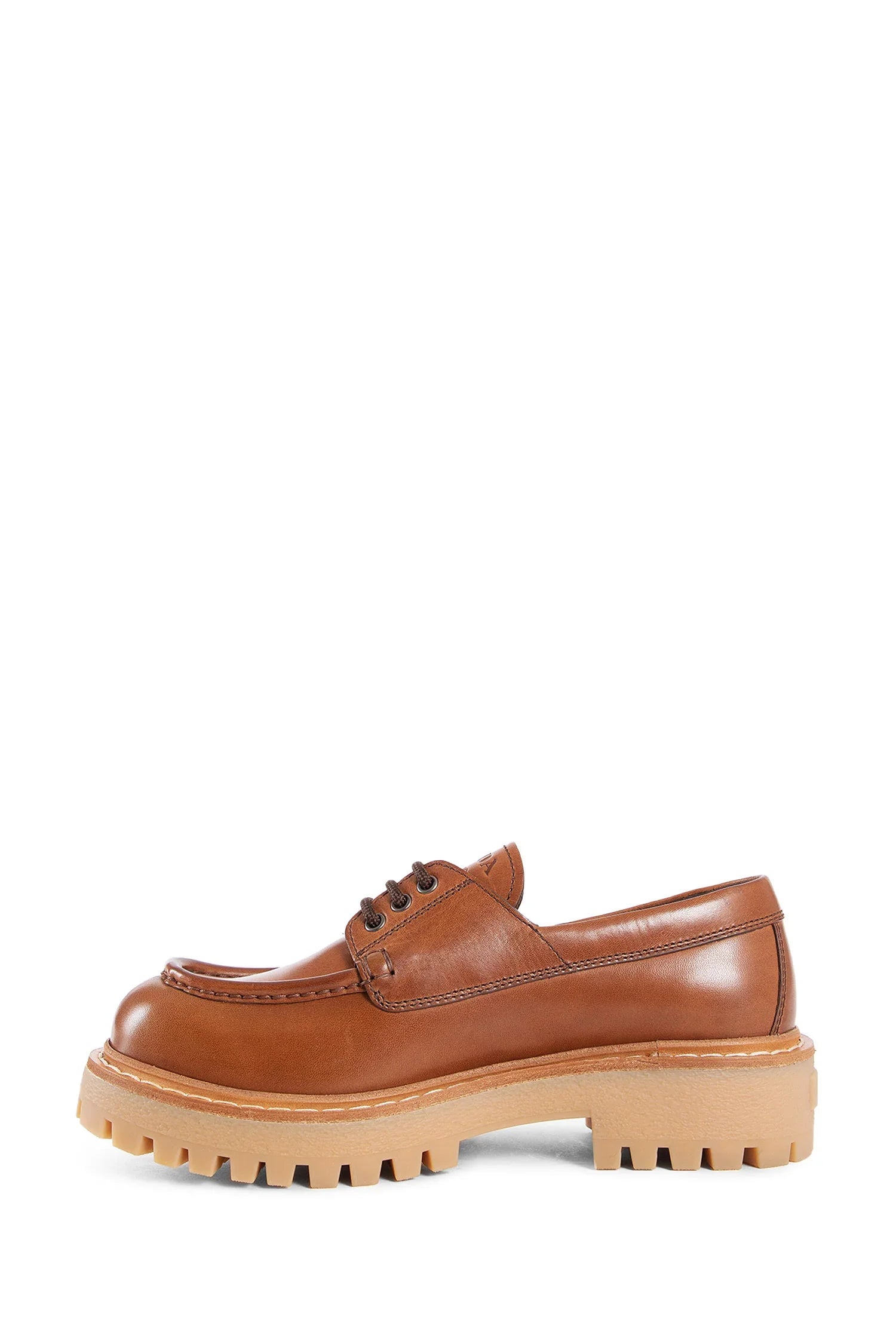 Laced leather loafers - Antonioli.eu