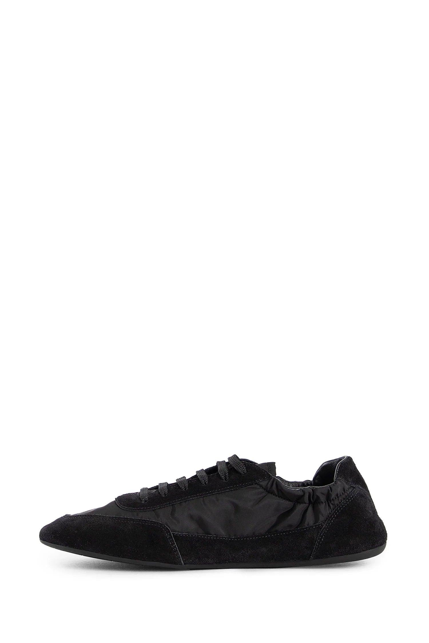 Collapse Re-Nylon and suede sneakers - Antonioli.eu