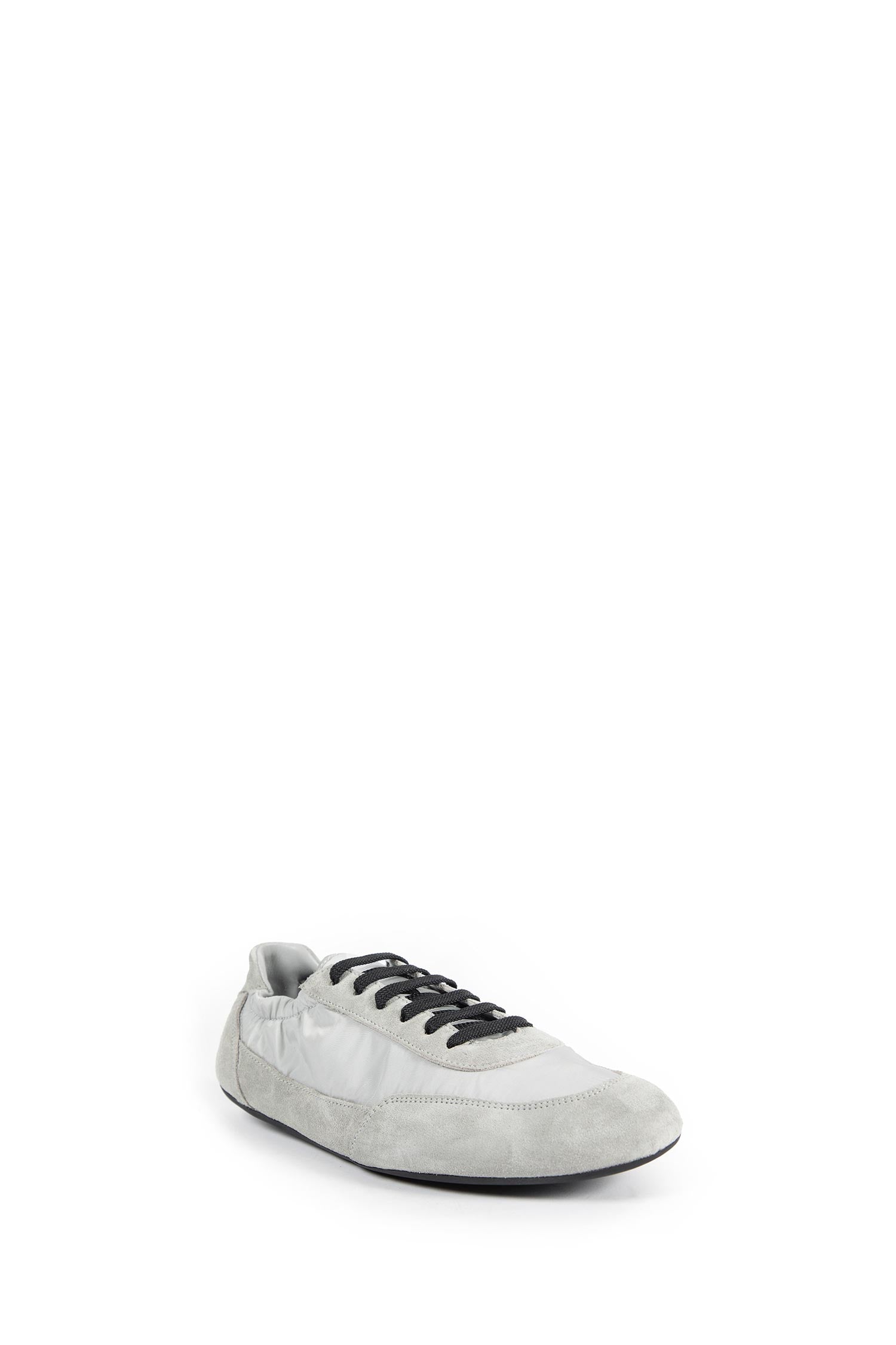 Collapse Re-Nylon and Suede Sneakers