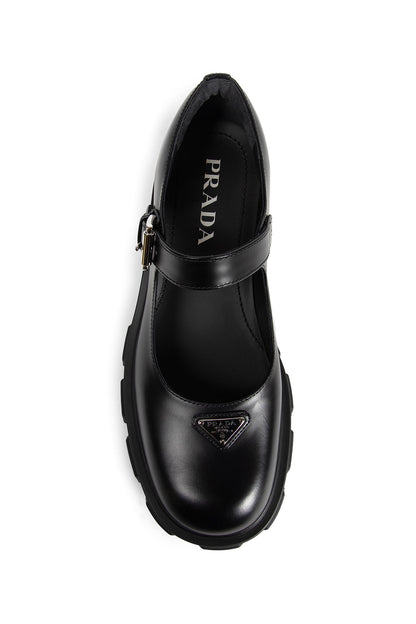 Brushed Leather Monolith Mary Janes - Antonioli.eu