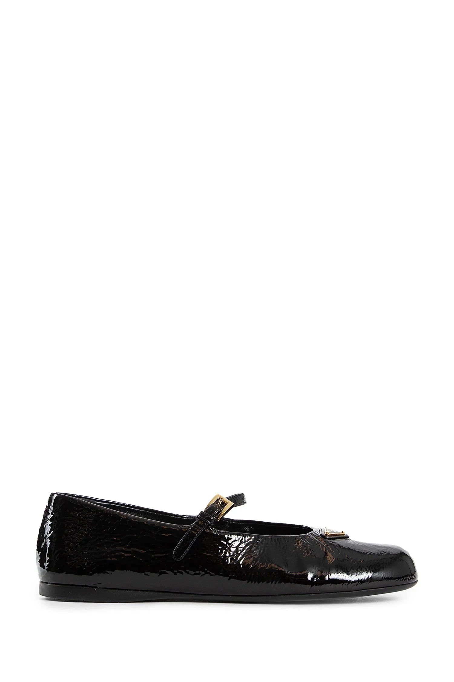 PRADA WOMAN BLACK FLATS - Antonioli.eu