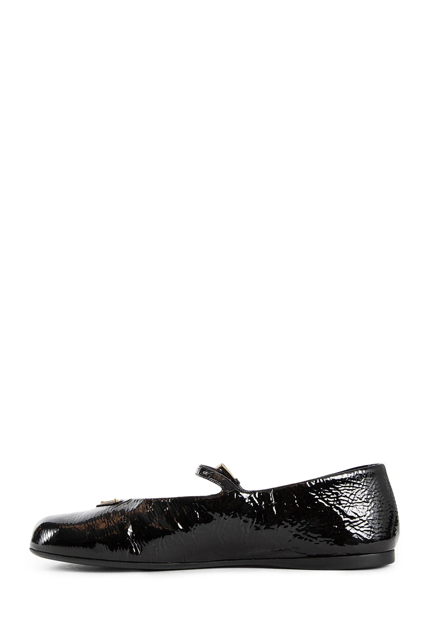 PRADA WOMAN BLACK FLATS - Antonioli.eu