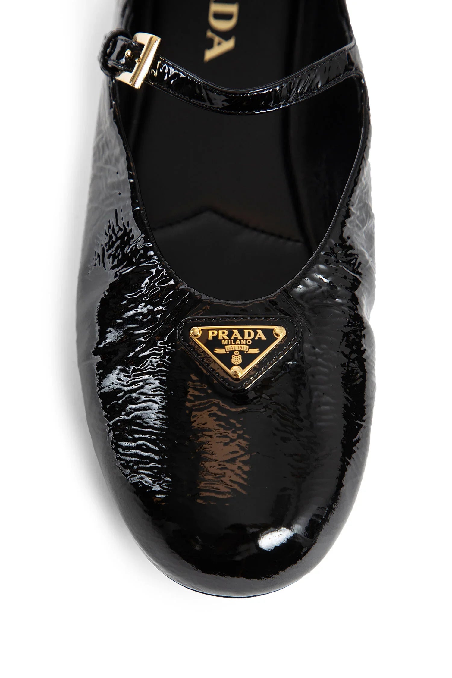 PRADA WOMAN BLACK FLATS - Antonioli.eu