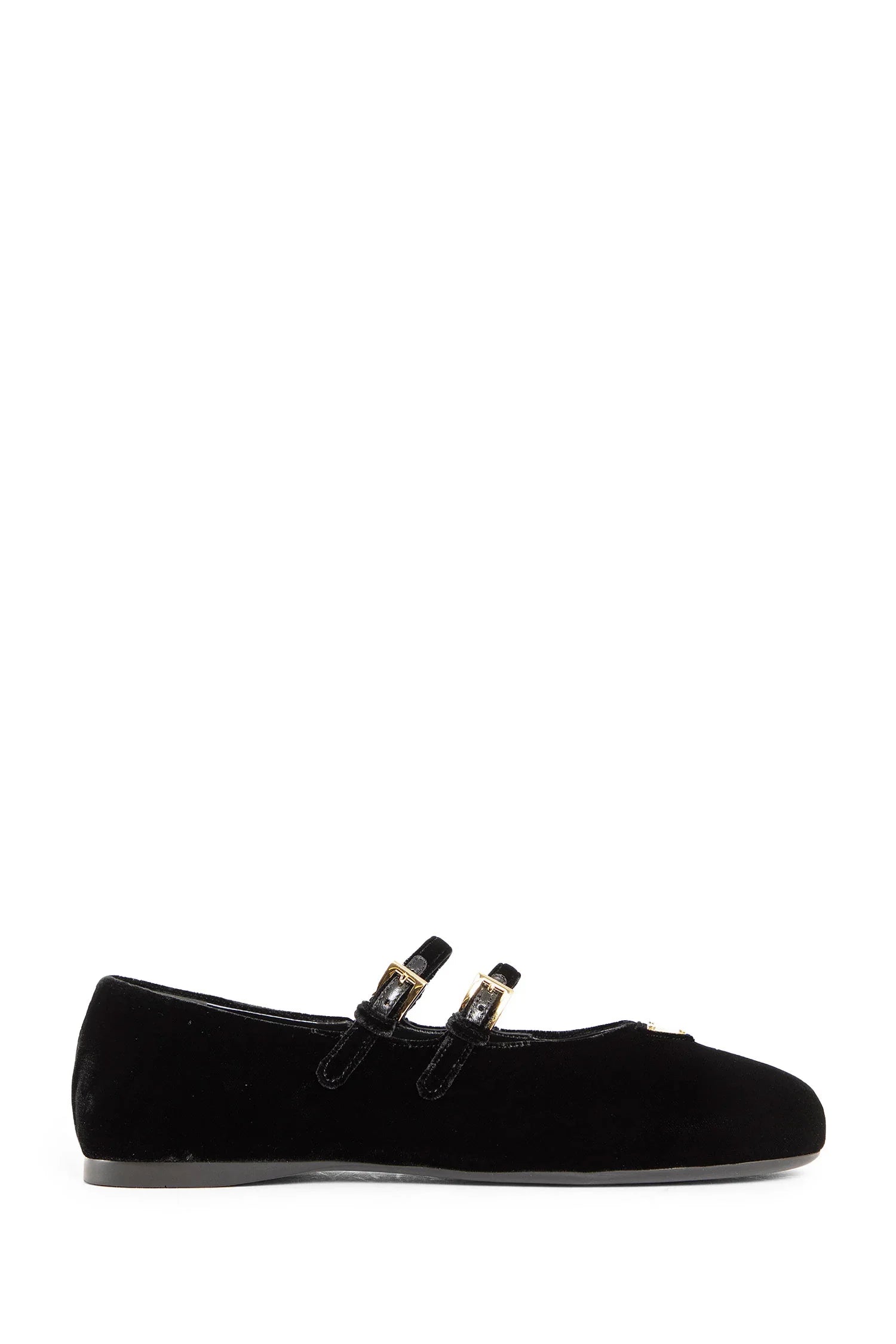 PRADA WOMAN BLACK FLATS - Antonioli.eu
