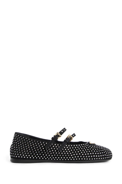 PRADA WOMAN BLACK FLATS - Antonioli.eu