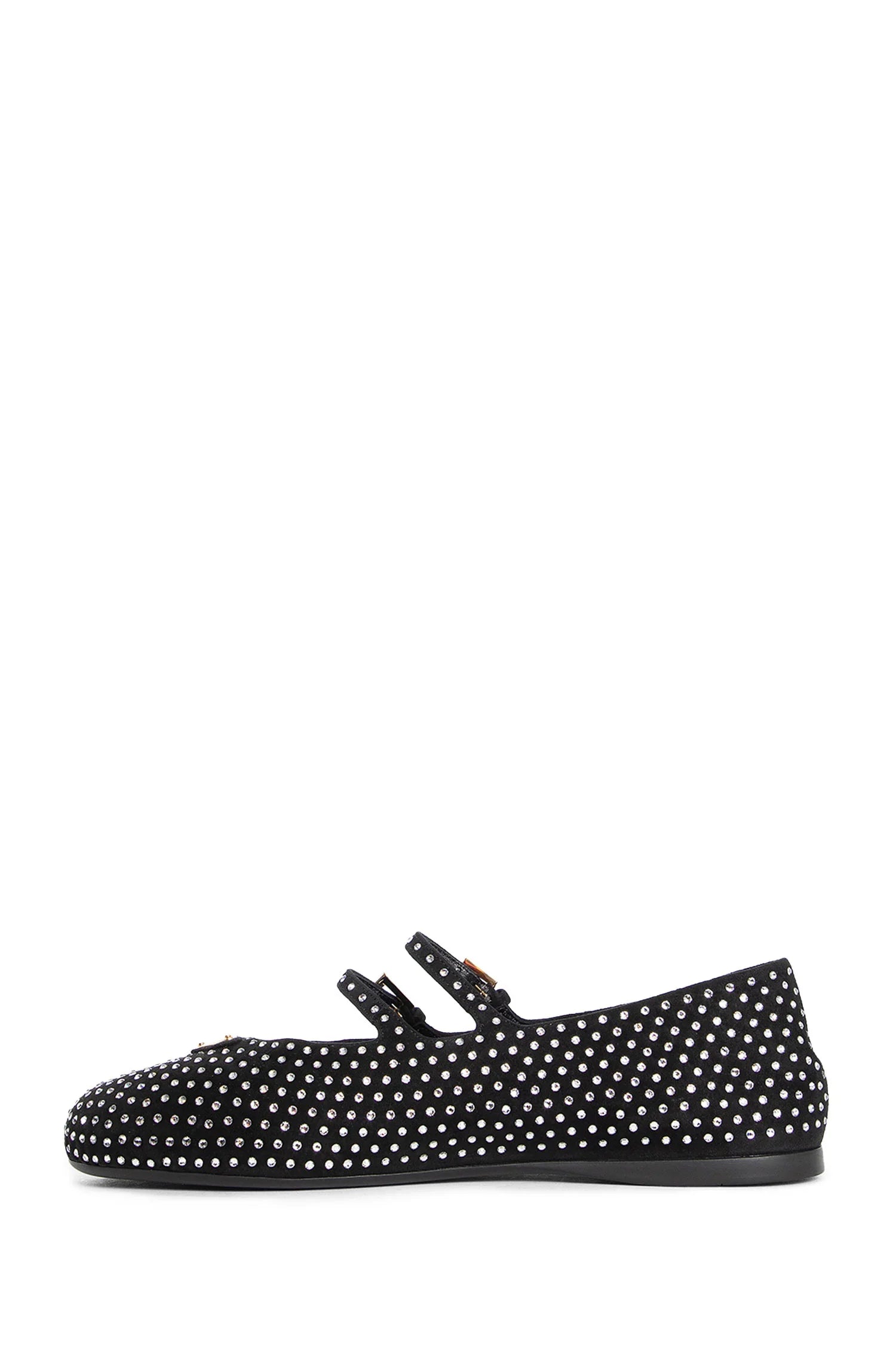 PRADA WOMAN BLACK FLATS - Antonioli.eu