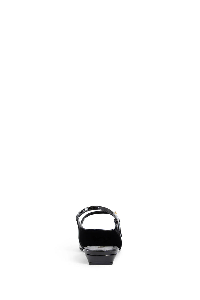 Patent leather slingback ballerinas - Antonioli.eu