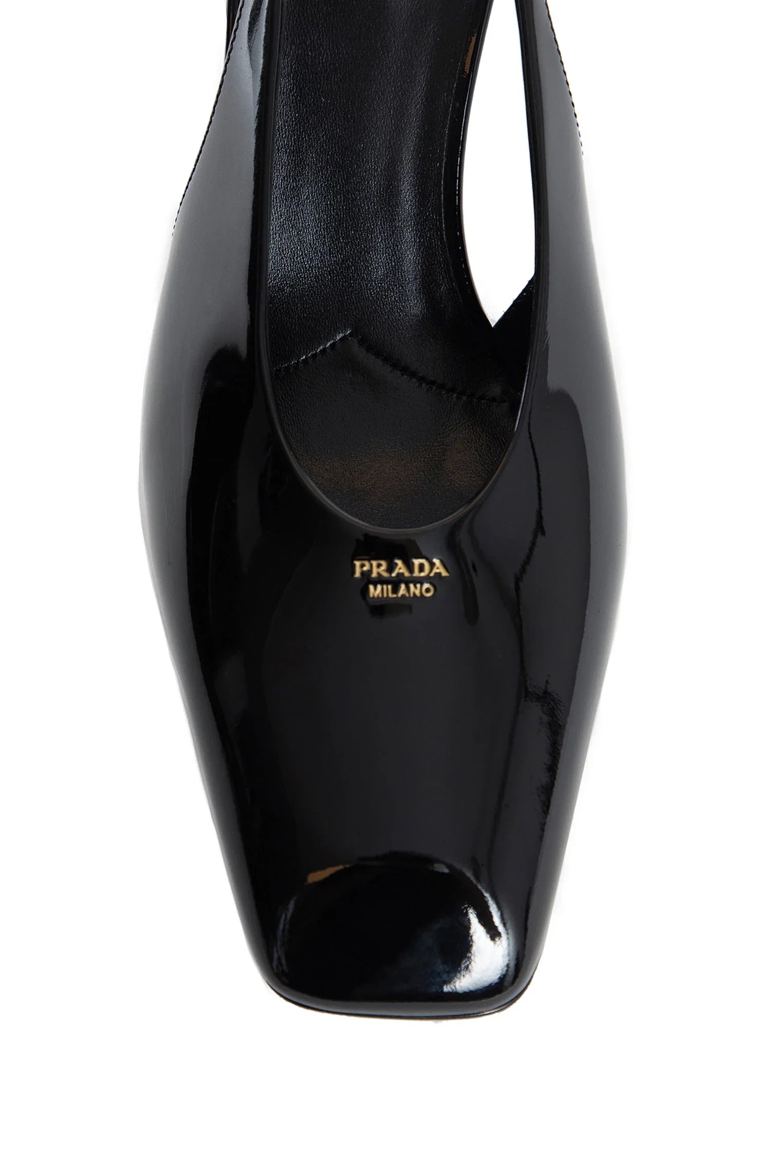 Patent leather slingback pumps - Antonioli.eu
