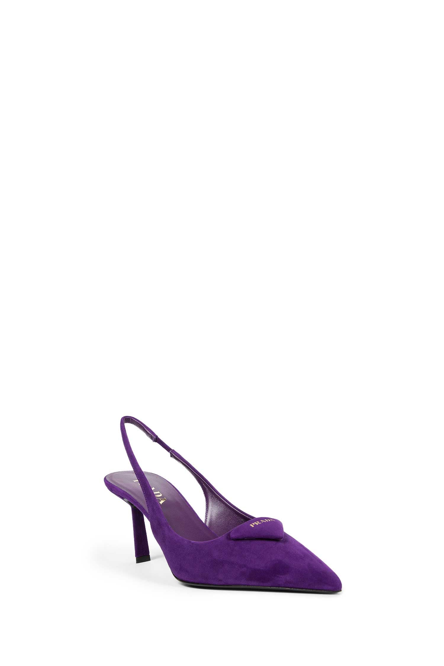 PRADA WOMAN PURPLE PUMPS