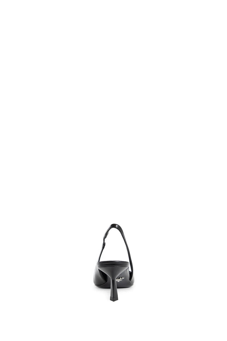 Brushed leather slingback pumps - Antonioli.eu