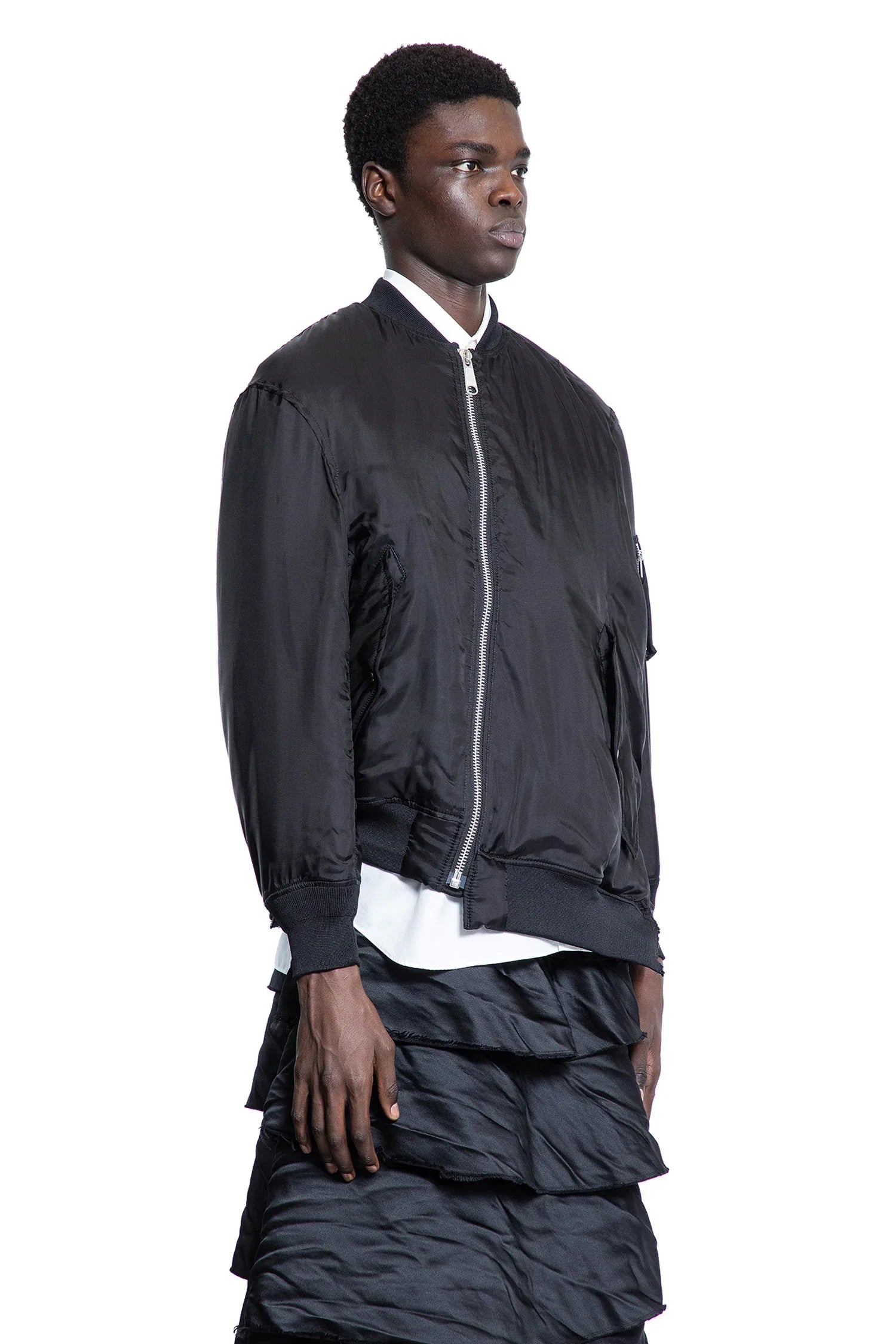 Asymmetric Nylon Bomber - Antonioli.eu