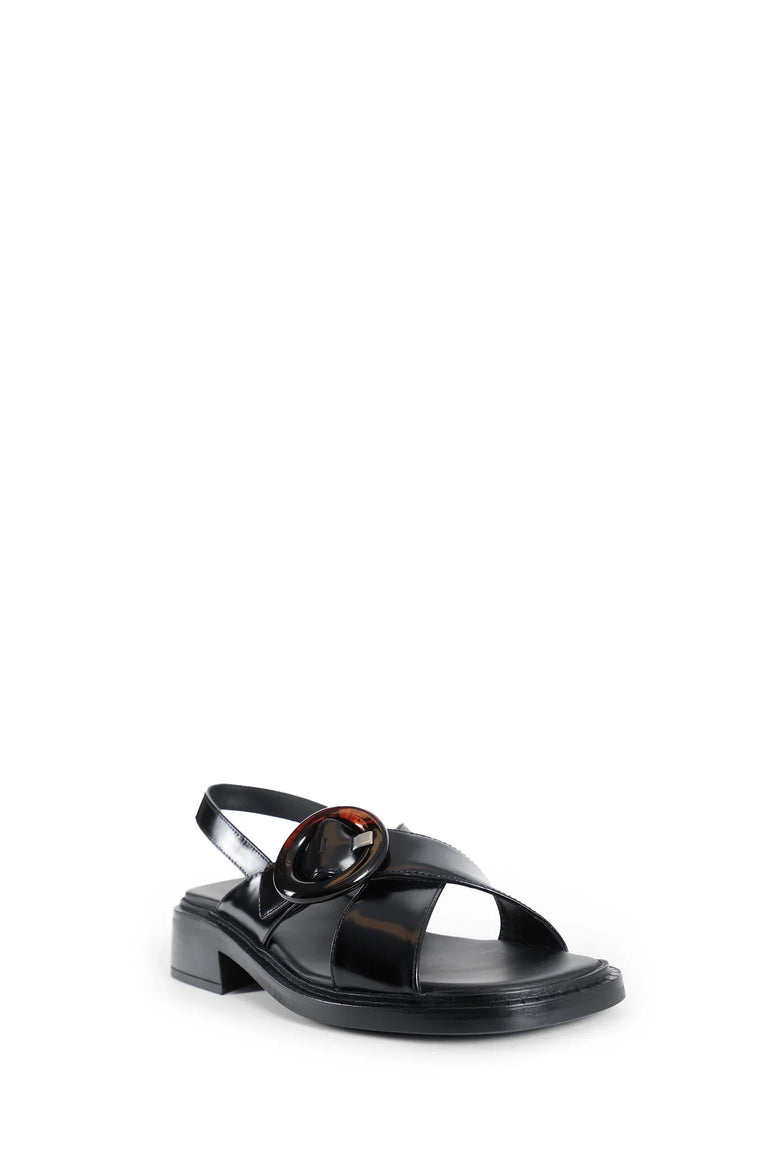 Brused Leather Sandals - Antonioli.eu