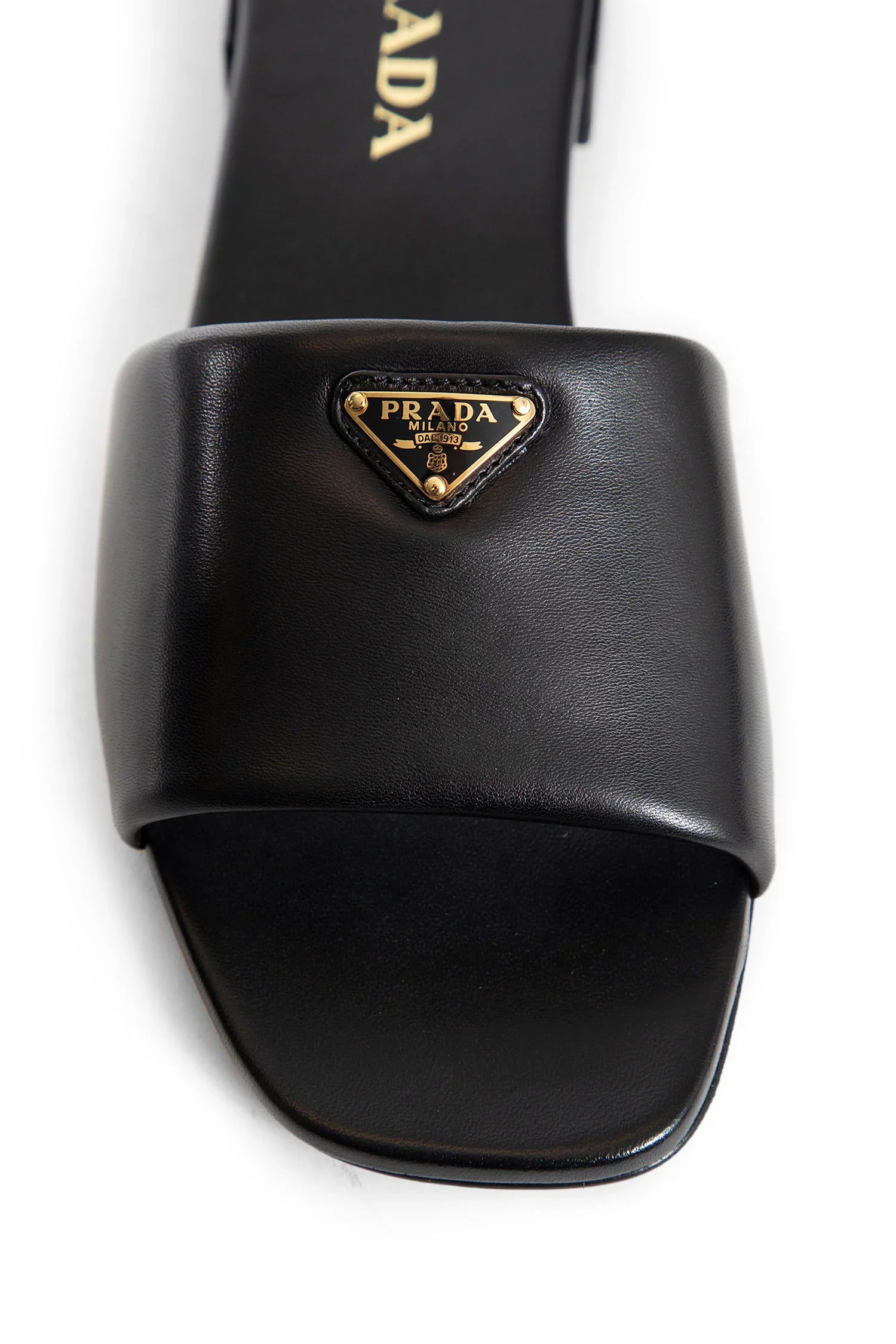 PRADA WOMAN BLACK SANDALS & SLIDES - Antonioli.eu
