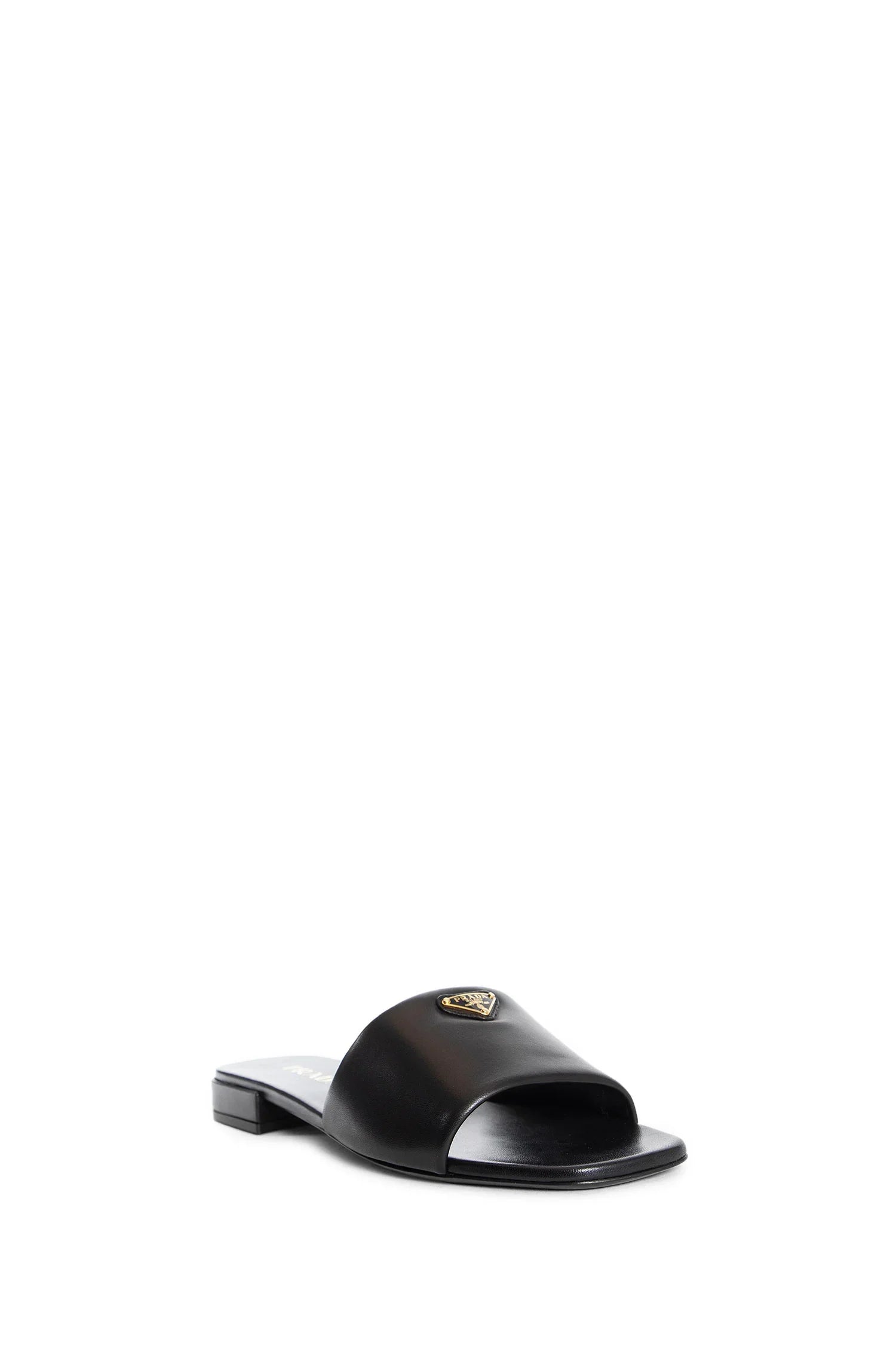 PRADA WOMAN BLACK SANDALS & SLIDES - Antonioli.eu