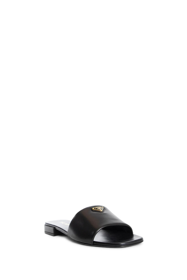 PRADA WOMAN BLACK SANDALS & SLIDES - Antonioli.eu