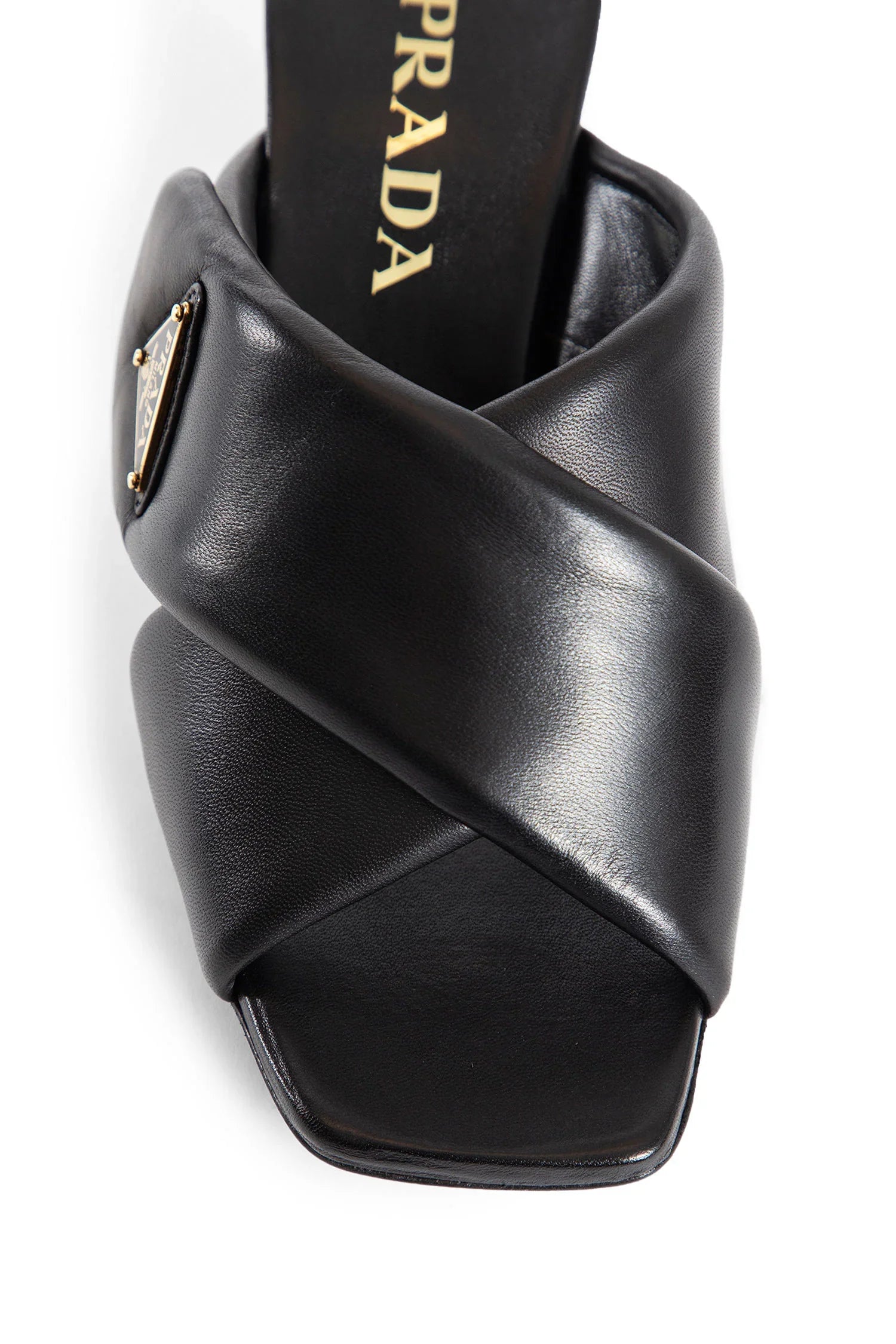 Padded Lambskin Mules - Antonioli.eu