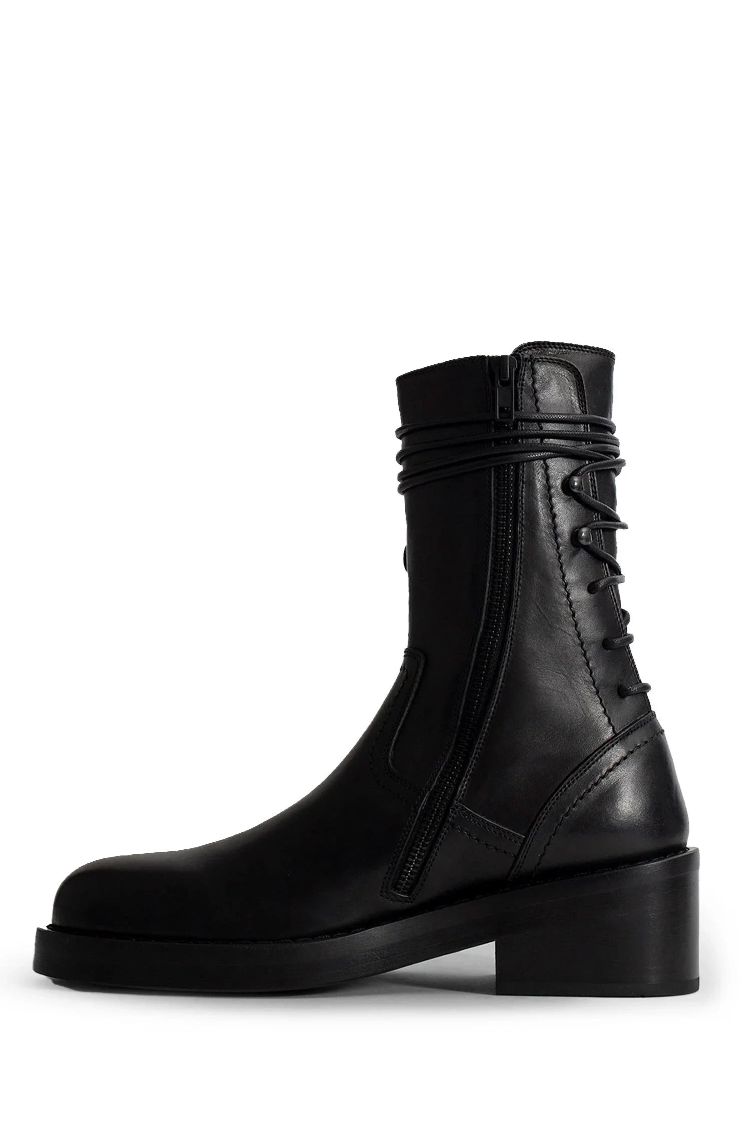 Back Laced Up Boots - Antonioli.eu