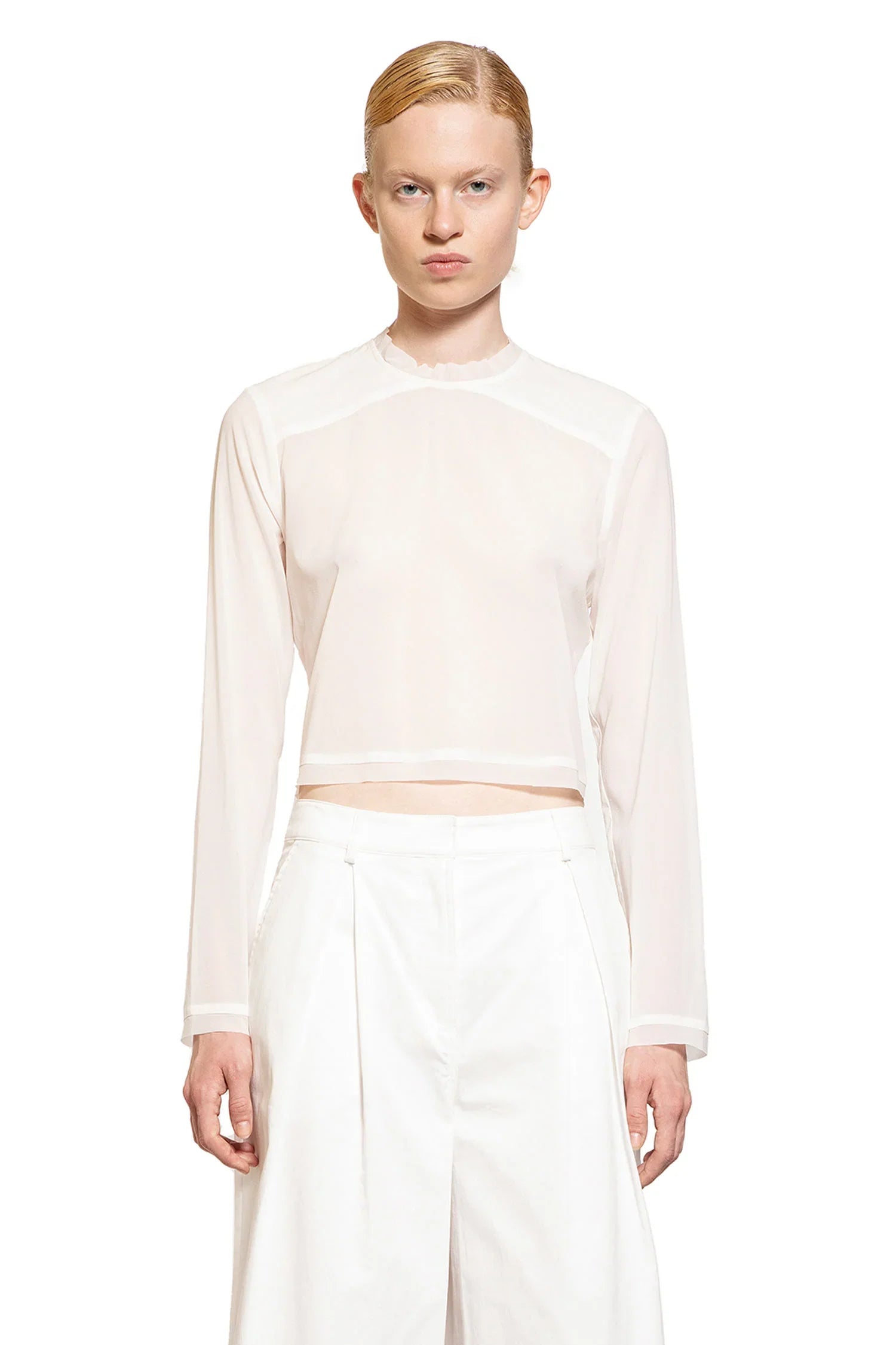 Sage Shoulder Blouse - Antonioli.eu