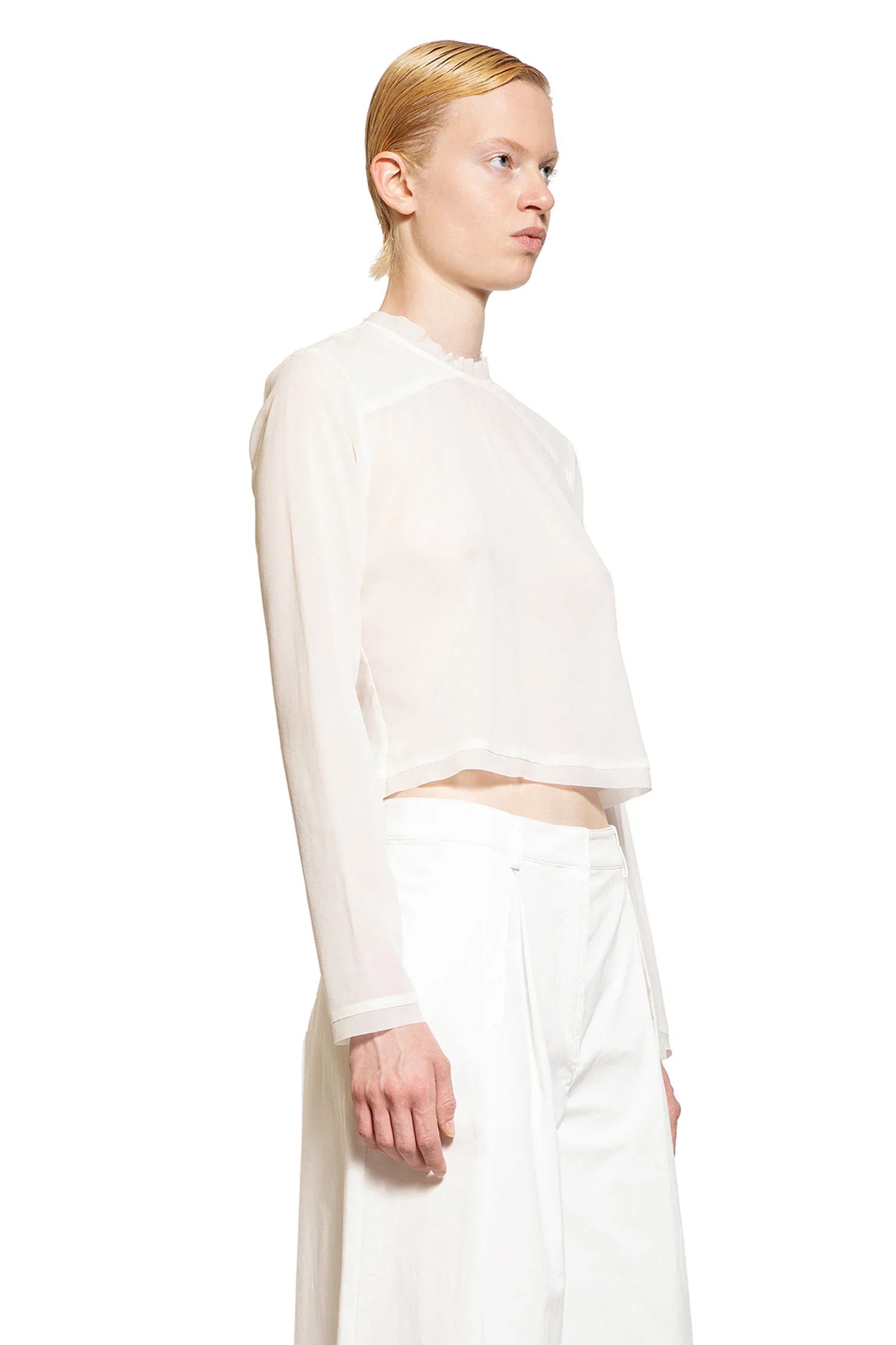 Sage Shoulder Blouse - Antonioli.eu