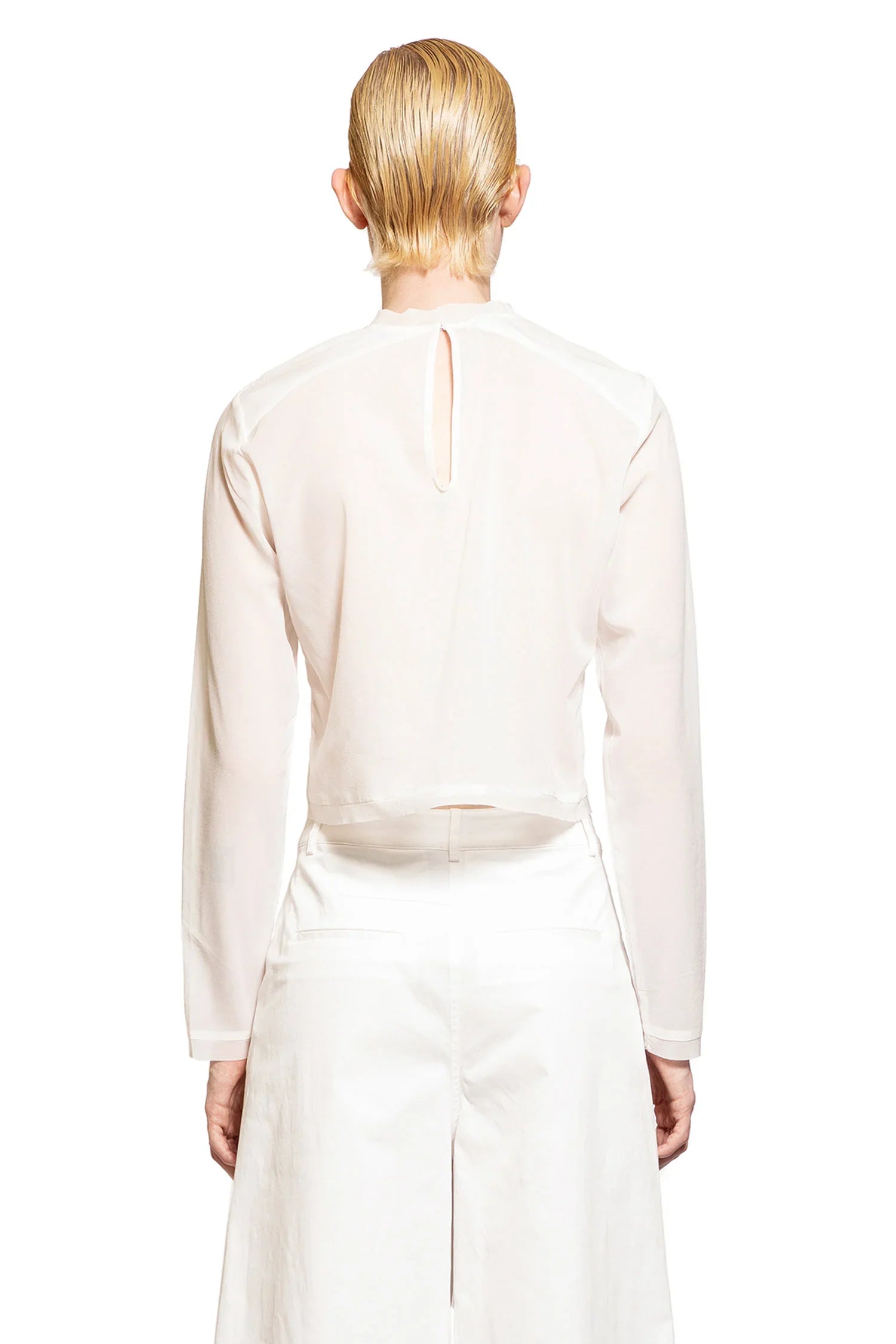 Sage Shoulder Blouse - Antonioli.eu