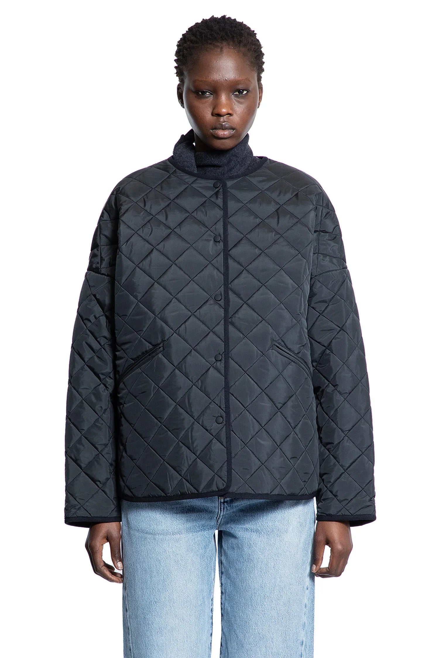 Recycled Polyester Quilted Jacket - Antonioli.eu
