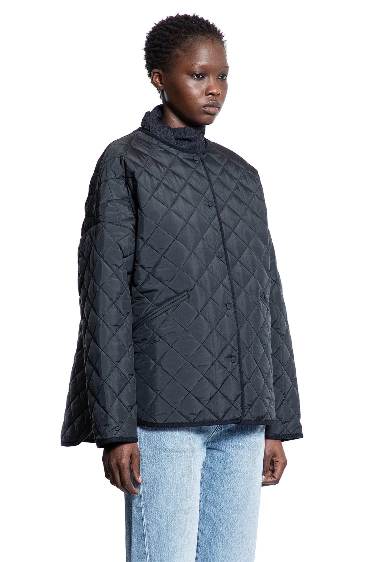 Recycled Polyester Quilted Jacket - Antonioli.eu