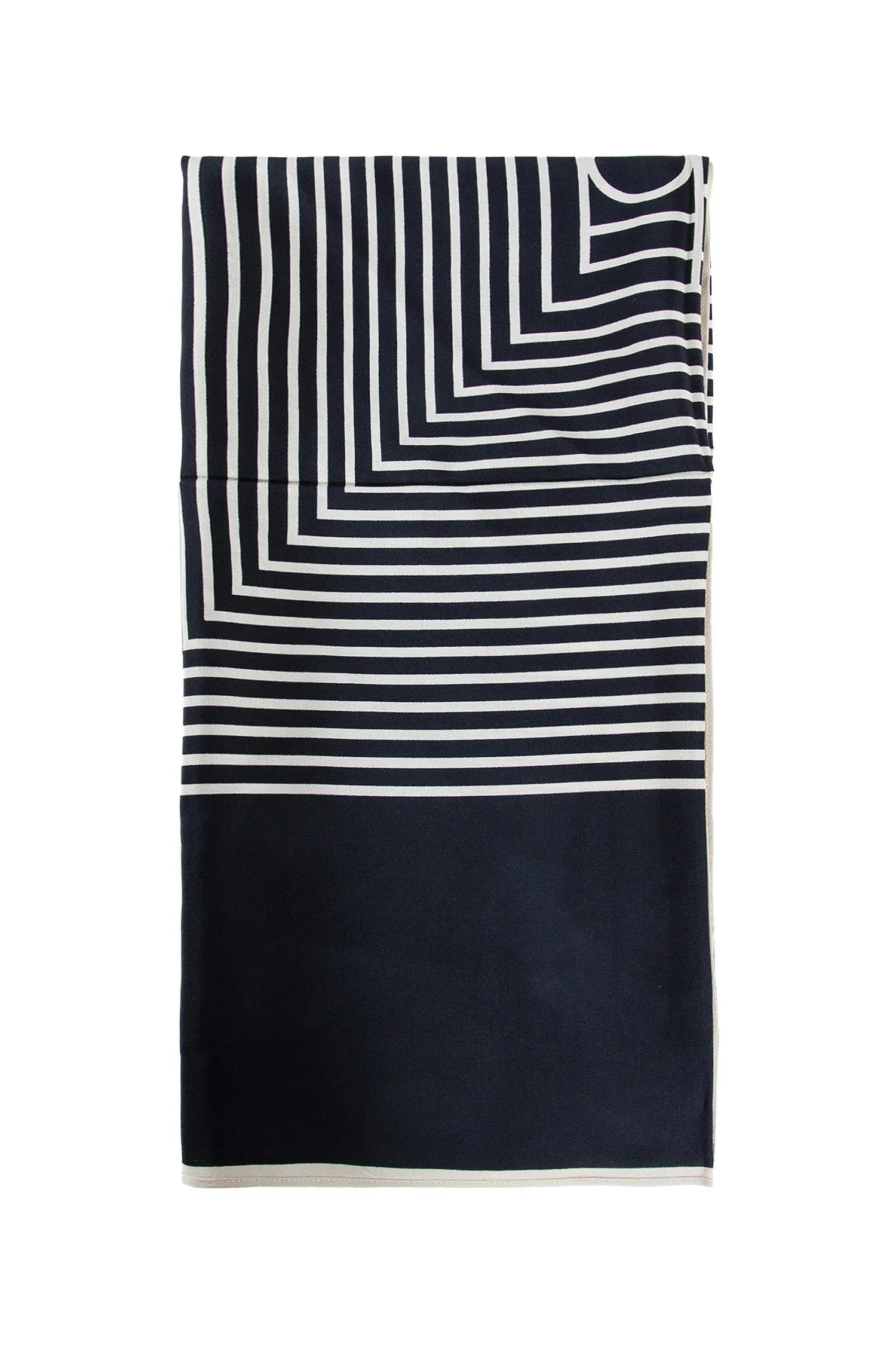 Centered Monogram Silk Scarf - Antonioli.eu