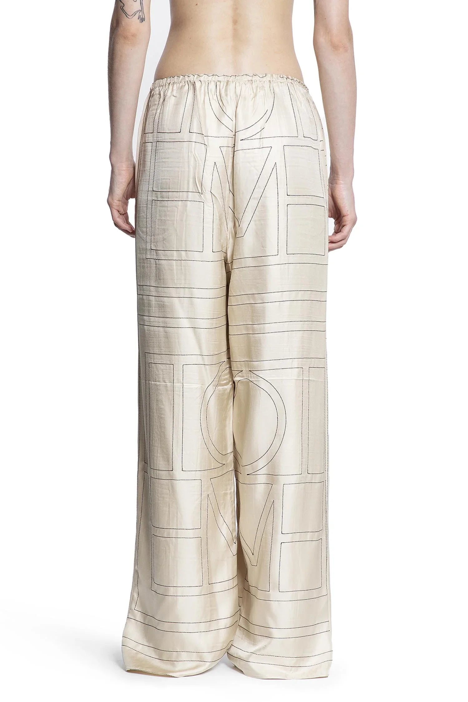 Monogram Silk PJ Bottoms - Antonioli.eu