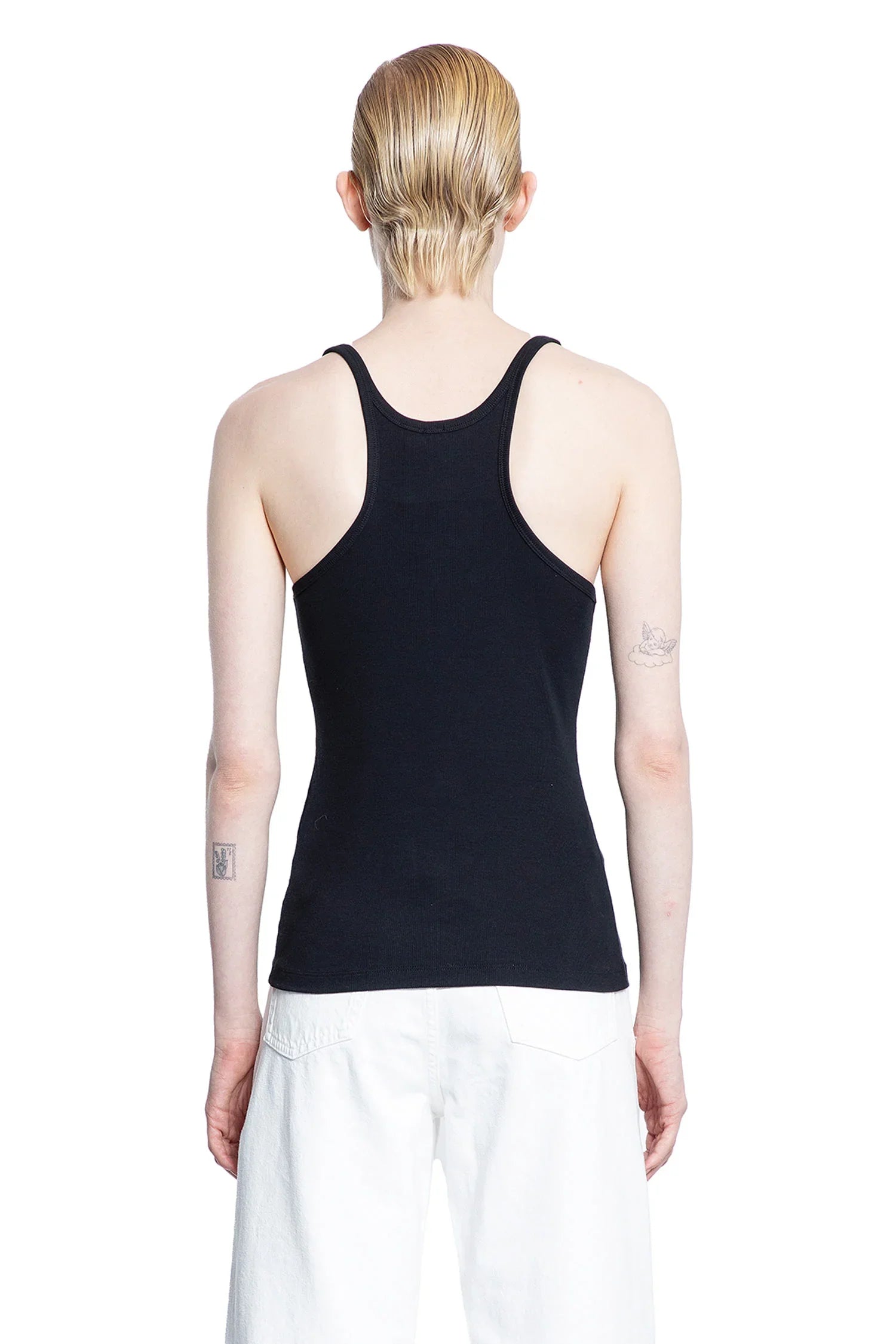 Scoop Neck Rib Tank - Antonioli.eu