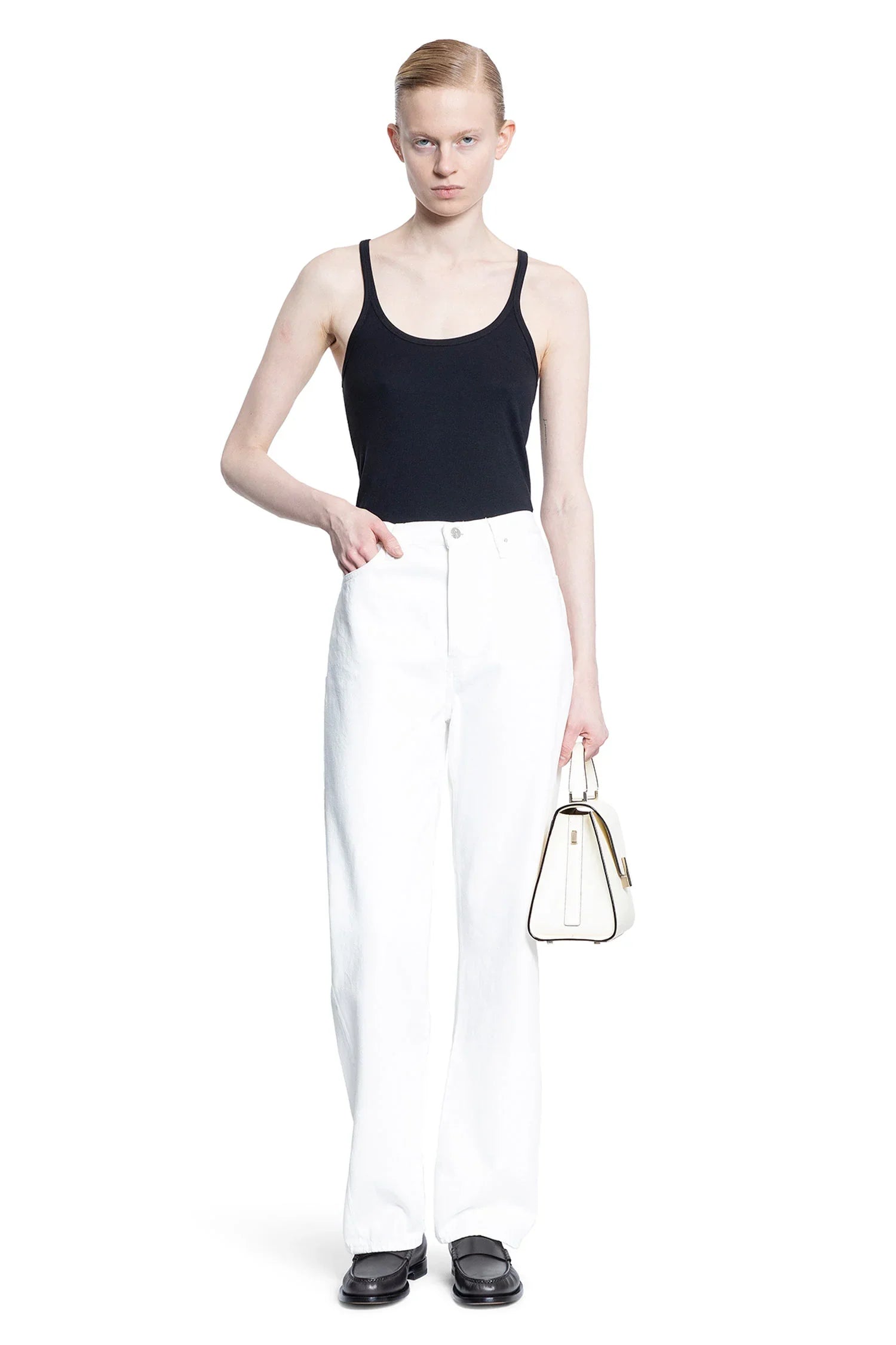Scoop Neck Rib Tank - Antonioli.eu