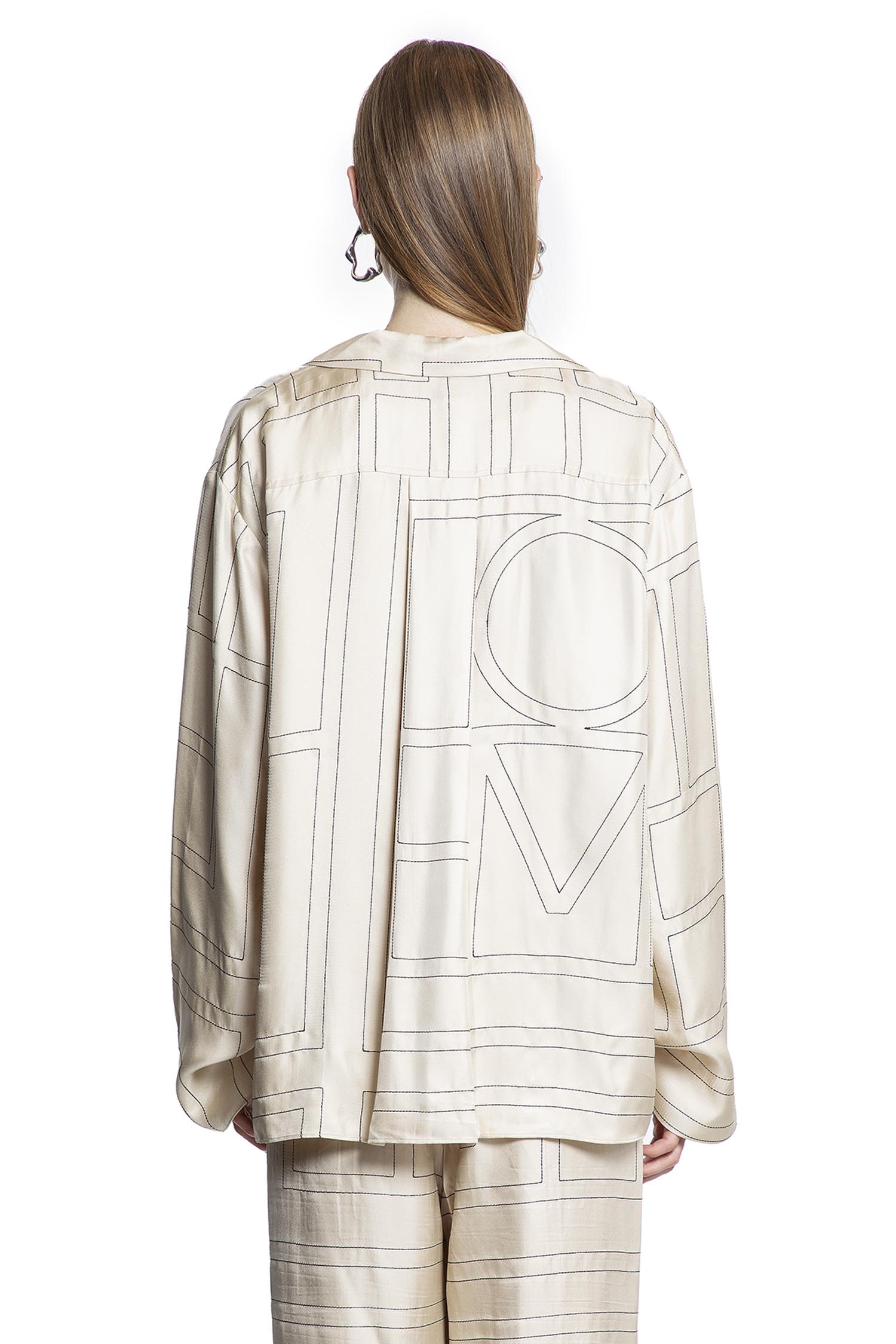 Monogram Silk PJ Top - Antonioli.eu