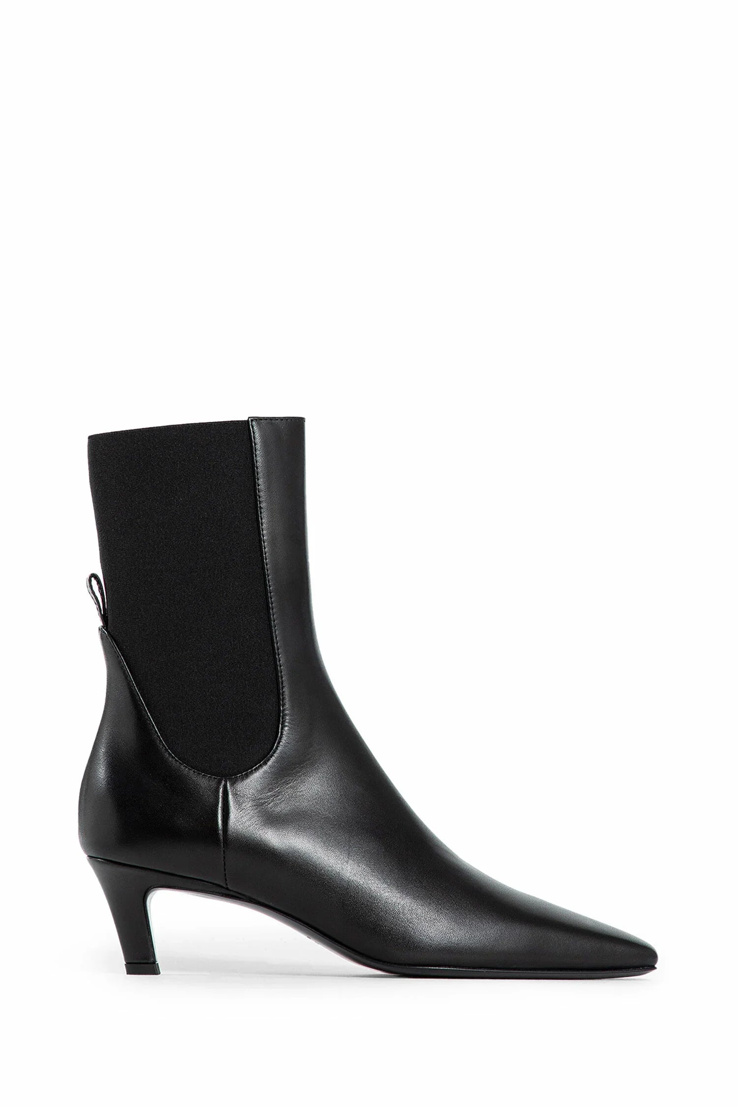 Mid Heel Leather Boots - Antonioli.eu