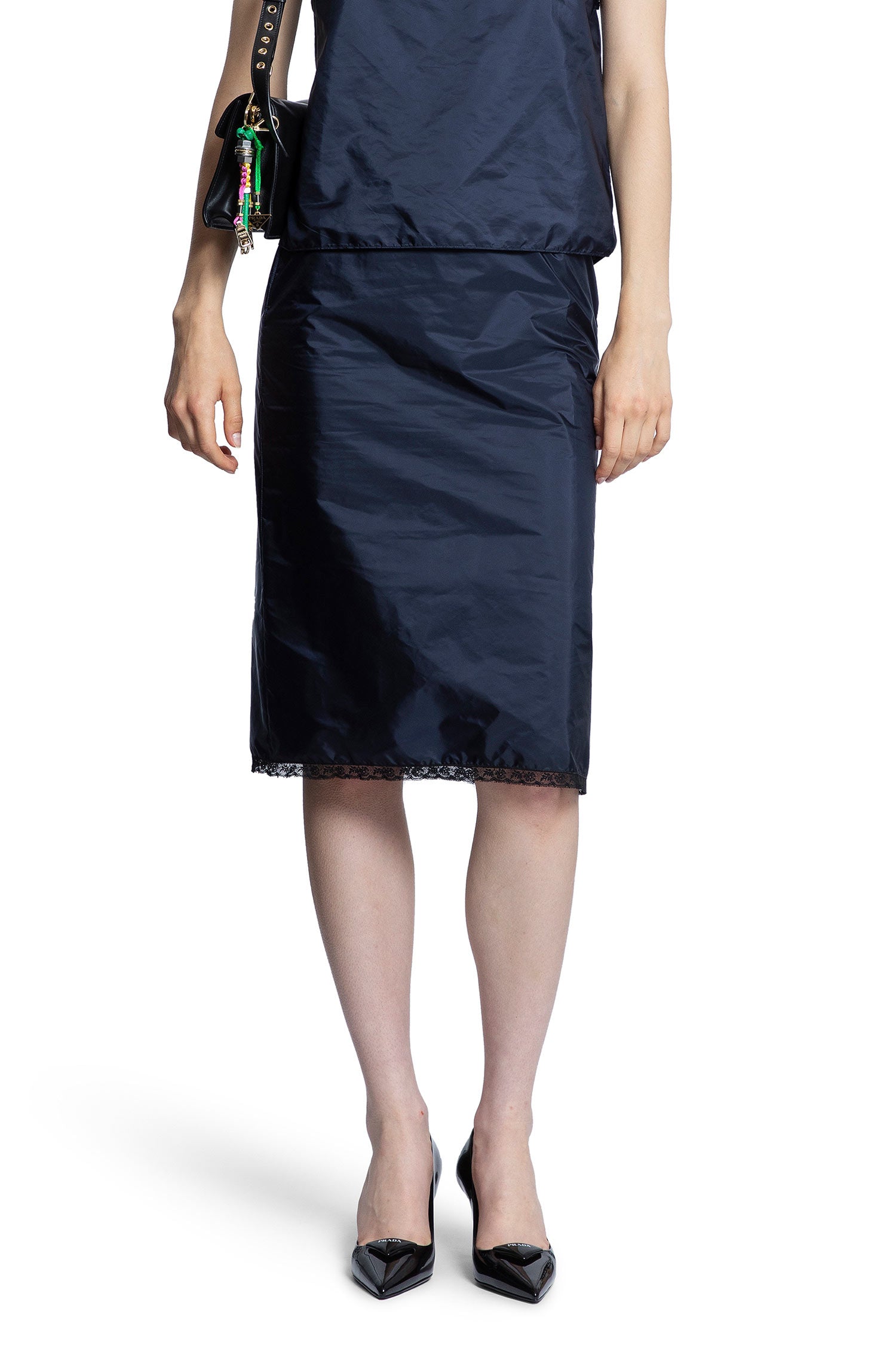 Satin and Lace Skirt - Antonioli.eu