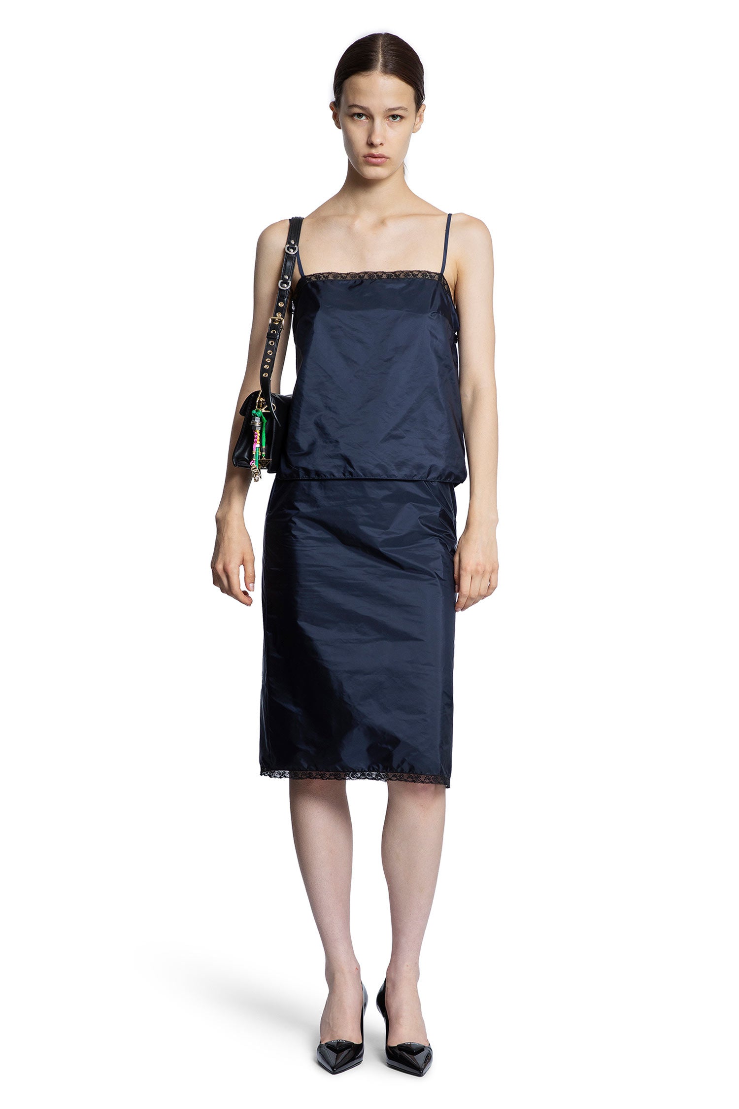 Satin and Lace Skirt - Antonioli.eu