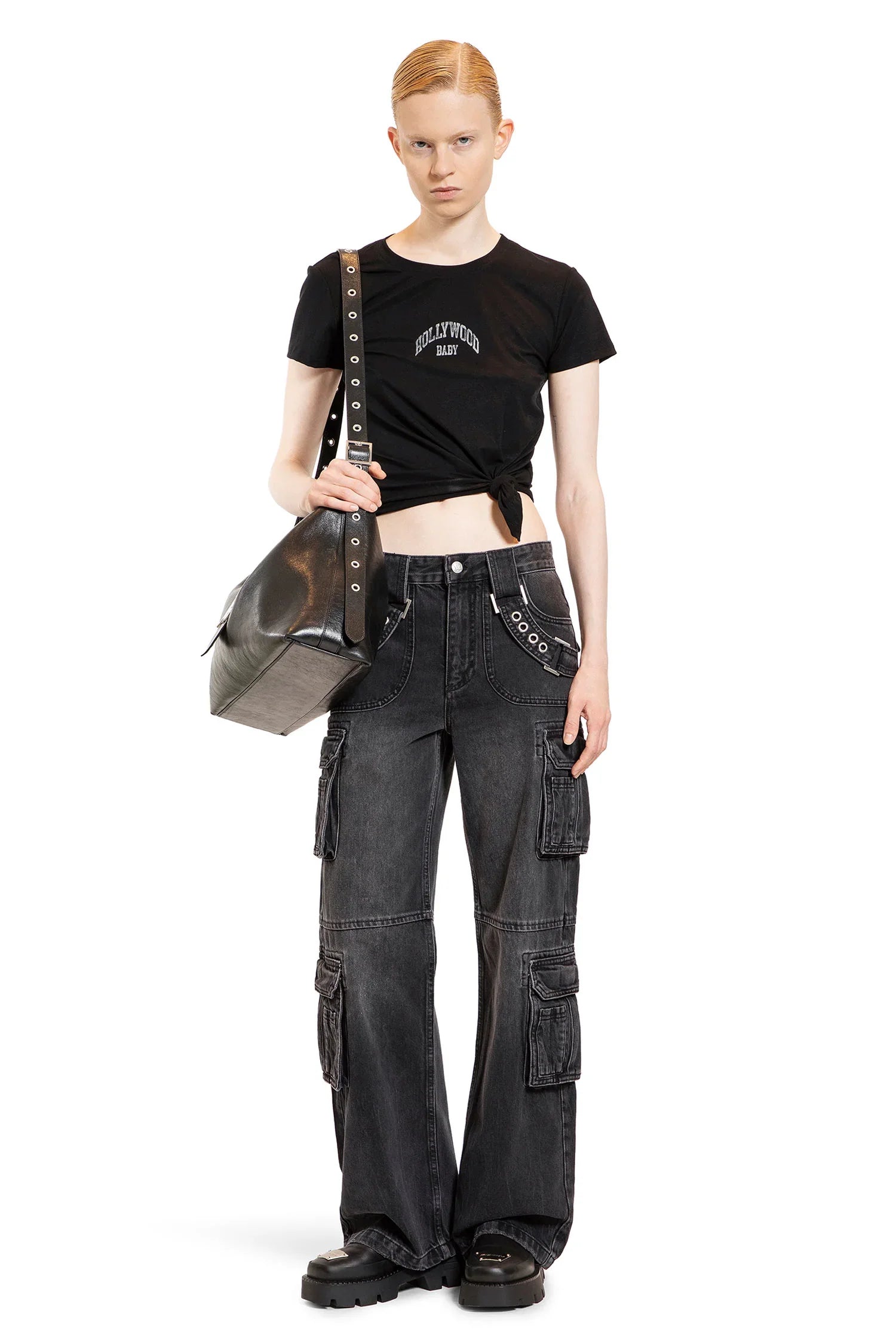 Harness Strap Cargo Trousers - Antonioli.eu