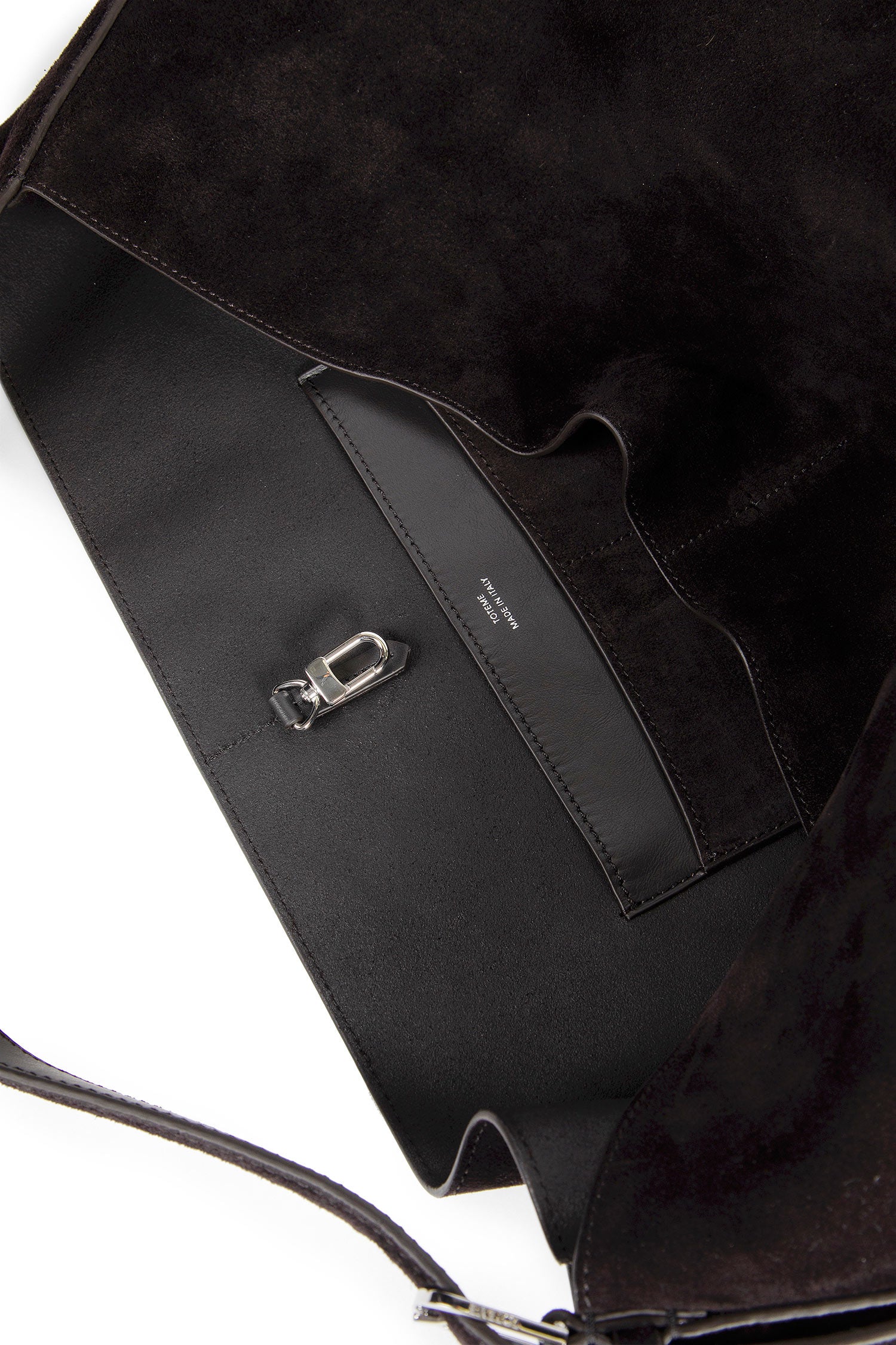 Belted Suede Tote Bag