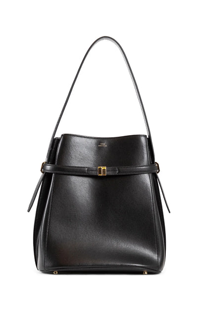 Belted leather bucket bag - Antonioli.eu