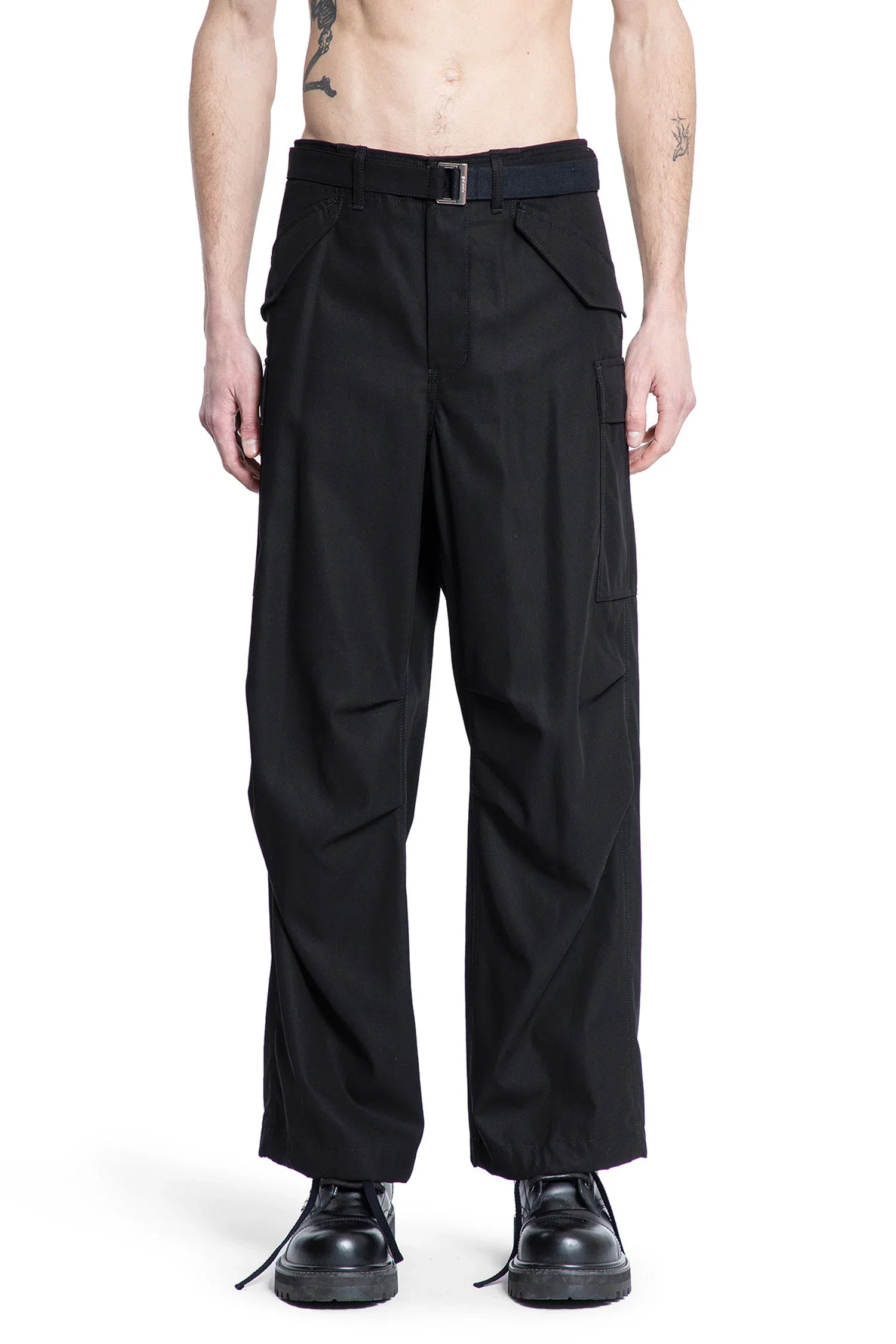 Cotton Twill Cargo Pants - Antonioli.eu