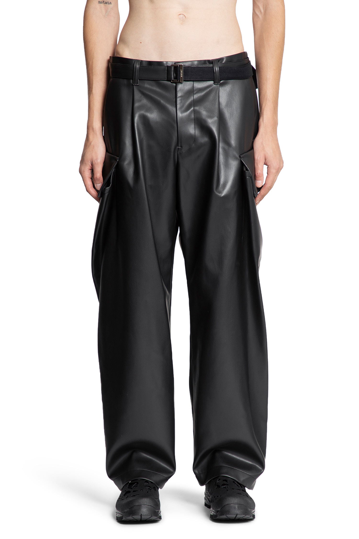 Faux Leather Pants - Antonioli.eu