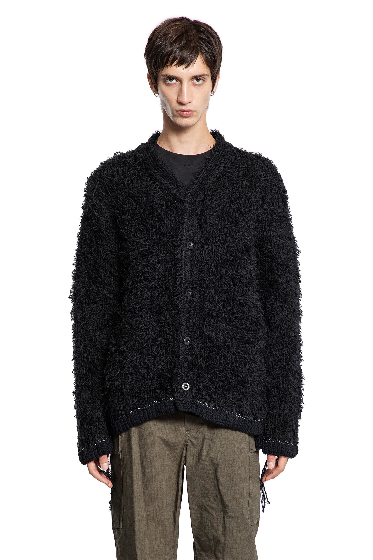 Furry Knit Cardigan - Antonioli.eu