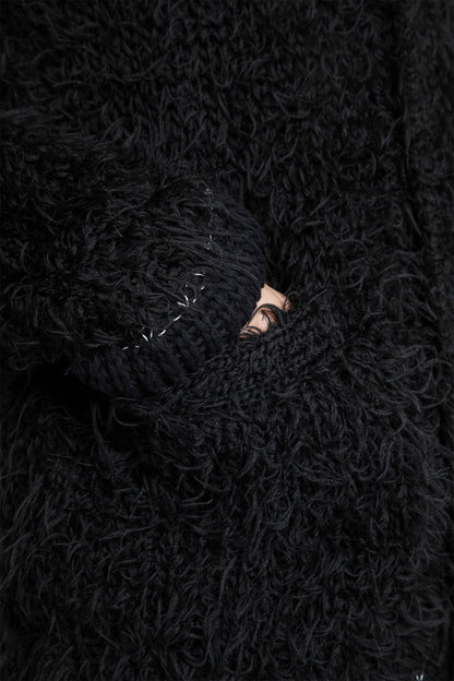 Furry Knit Cardigan - Antonioli.eu