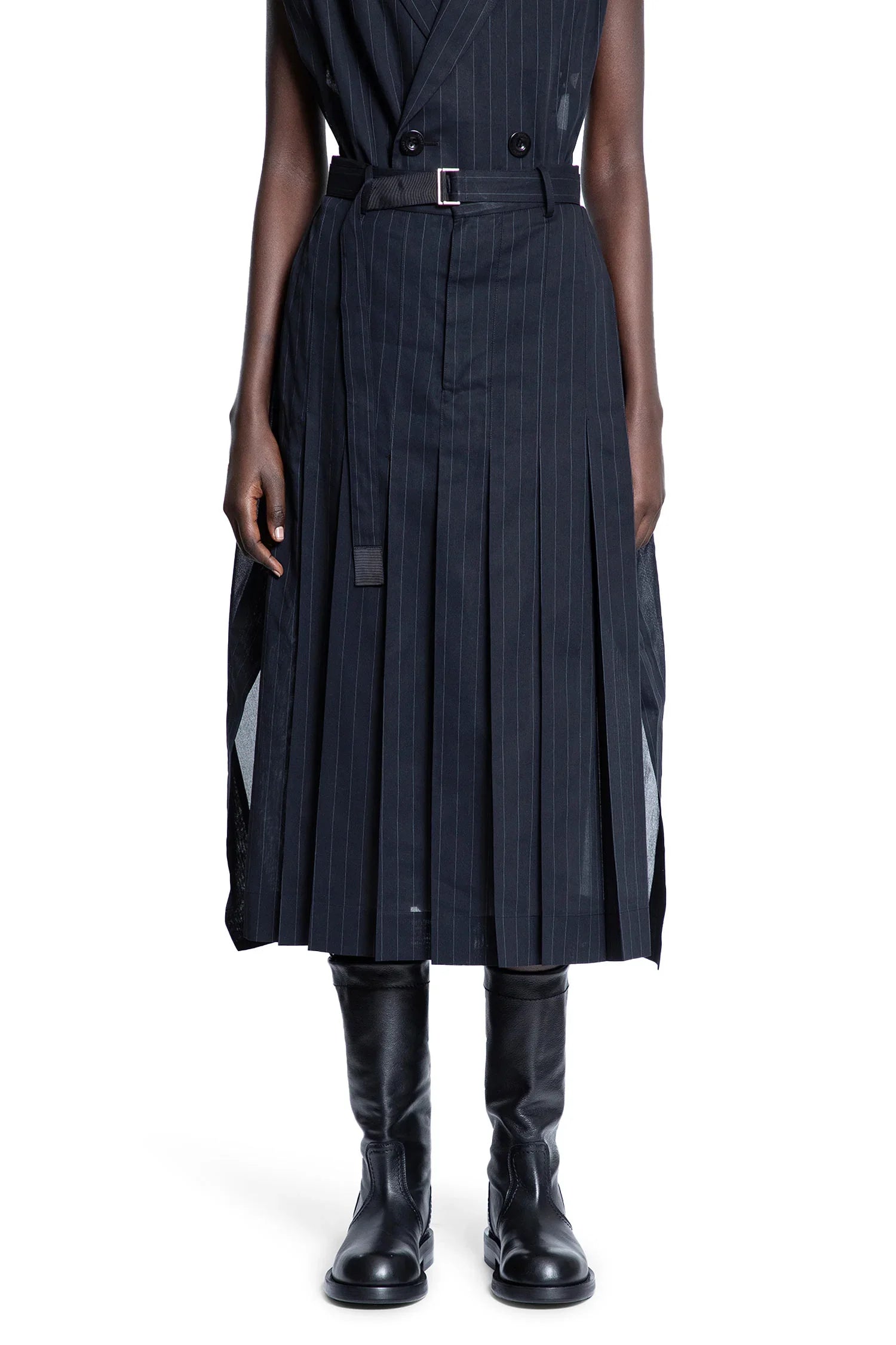 Striped voile skirt - Antonioli.eu