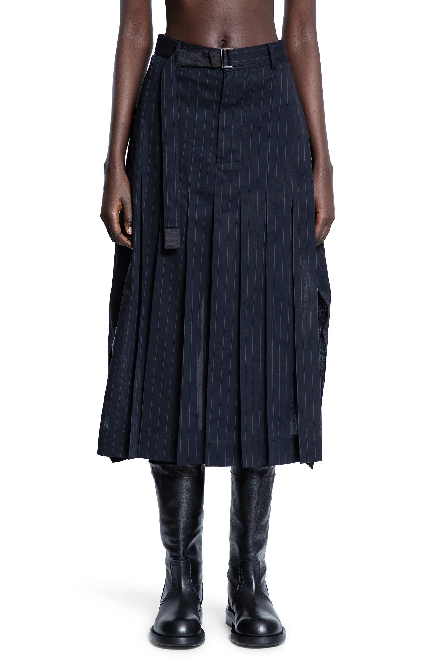 Striped voile skirt - Antonioli.eu