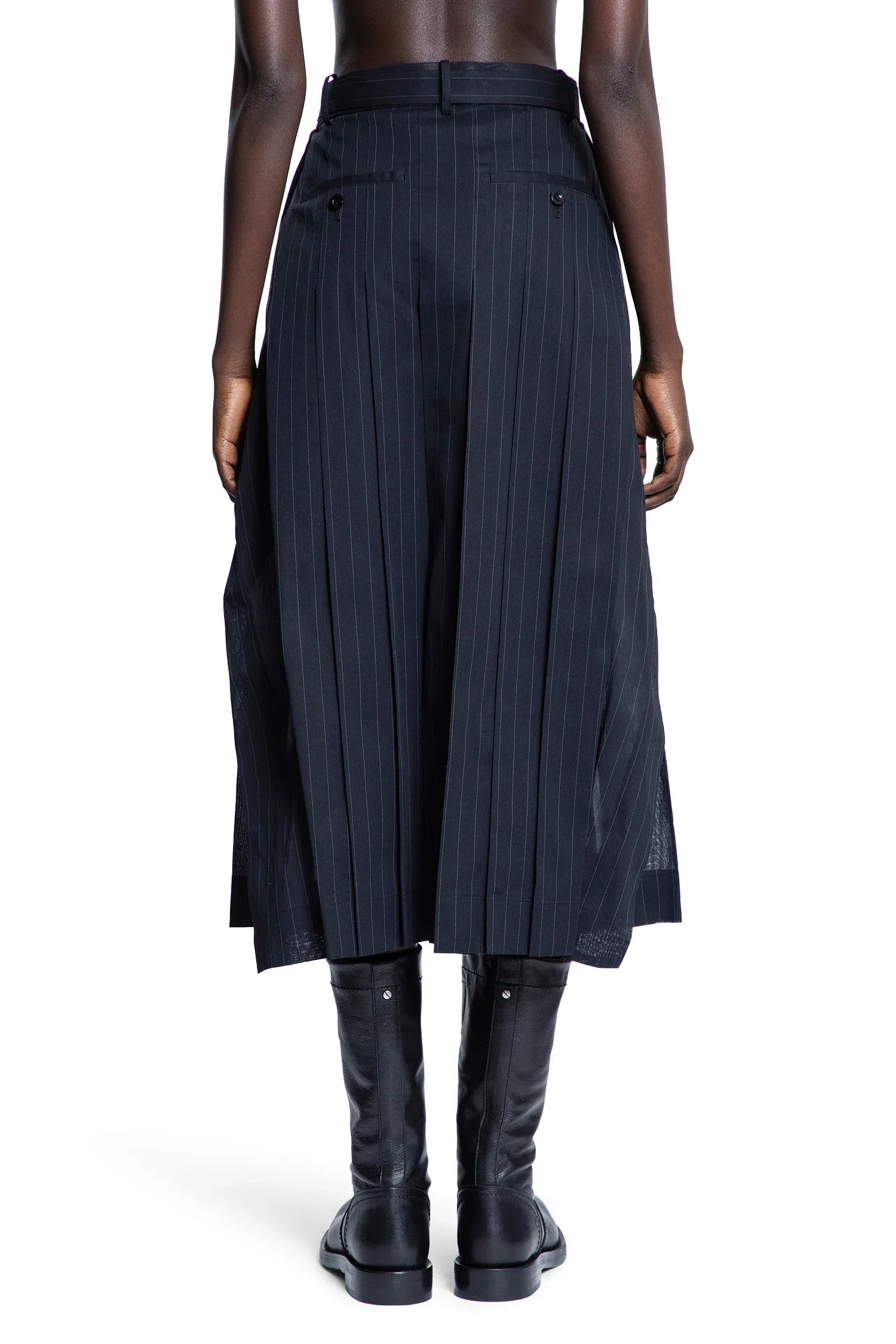 Striped voile skirt - Antonioli.eu
