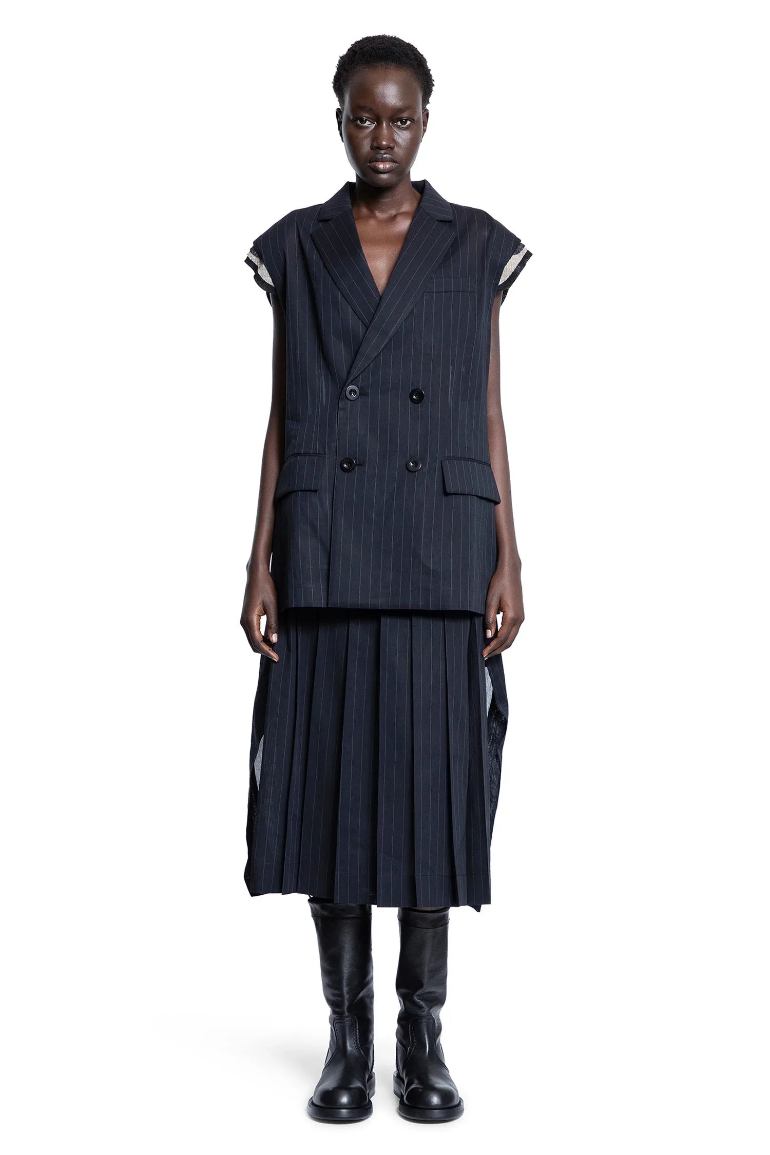 Striped voile skirt - Antonioli.eu