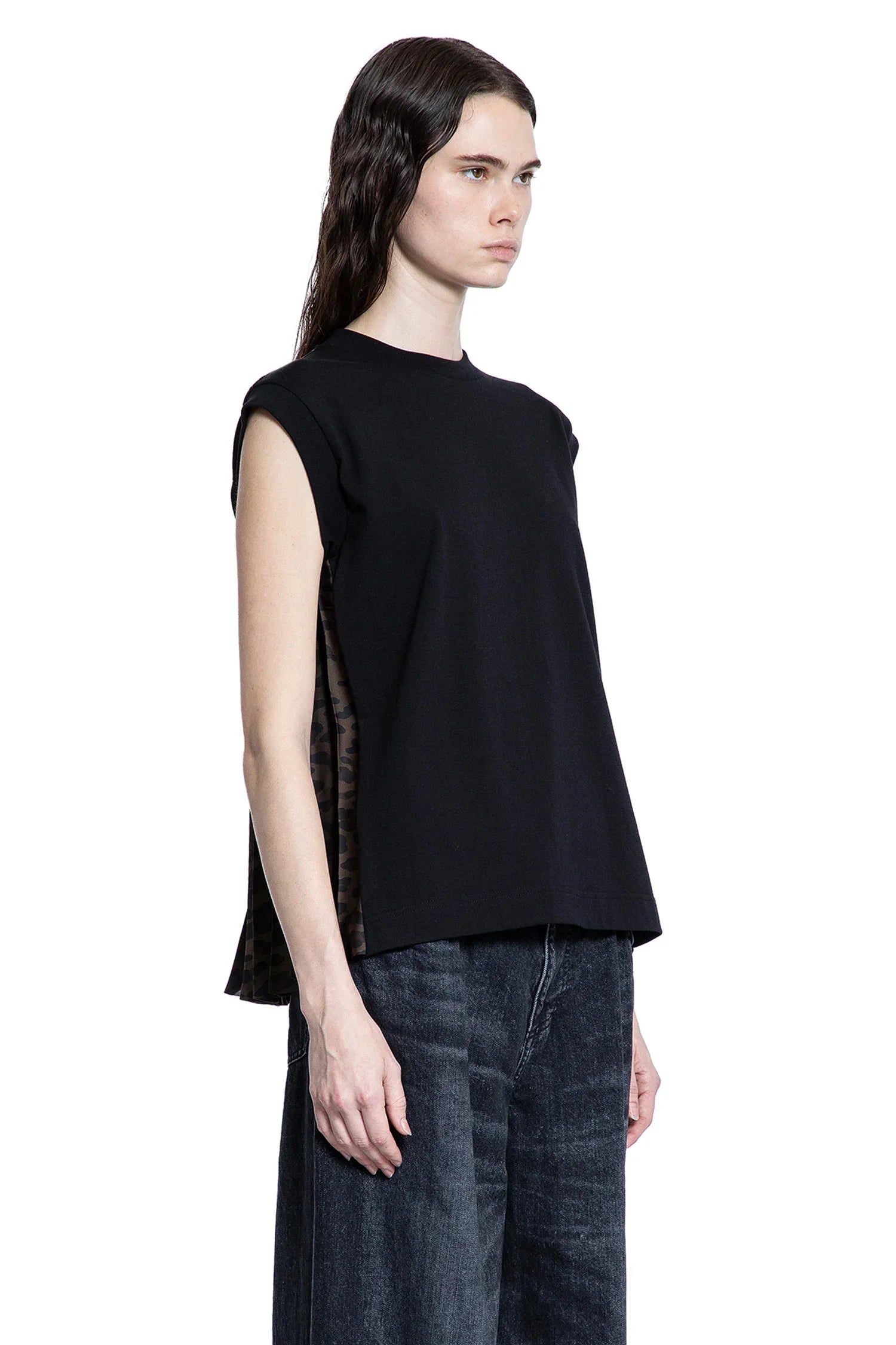 Leopard Print x Cotton Jersey T-Shirt - Antonioli.eu
