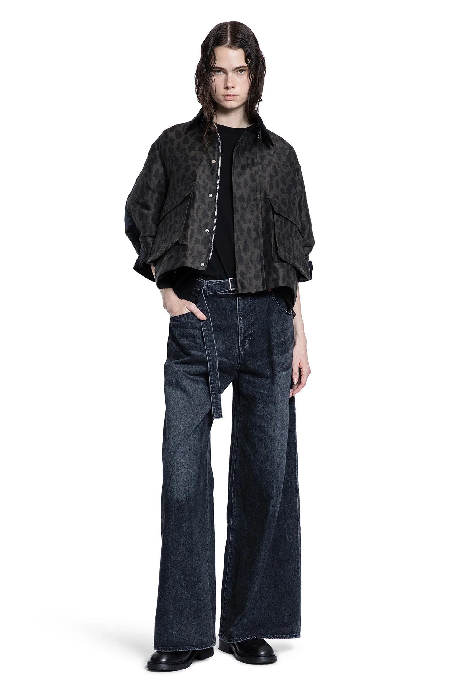 Leopard Print x Cotton Jersey T-Shirt - Antonioli.eu