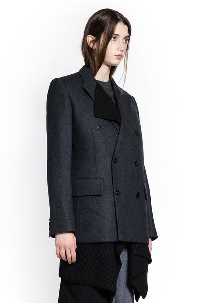 Wool Melton x Wool Knit Blazer