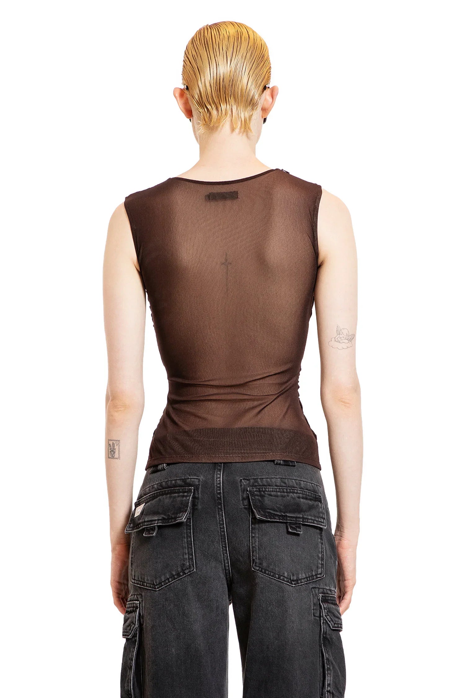 MISBHV WOMAN BROWN TOPS - Antonioli.eu