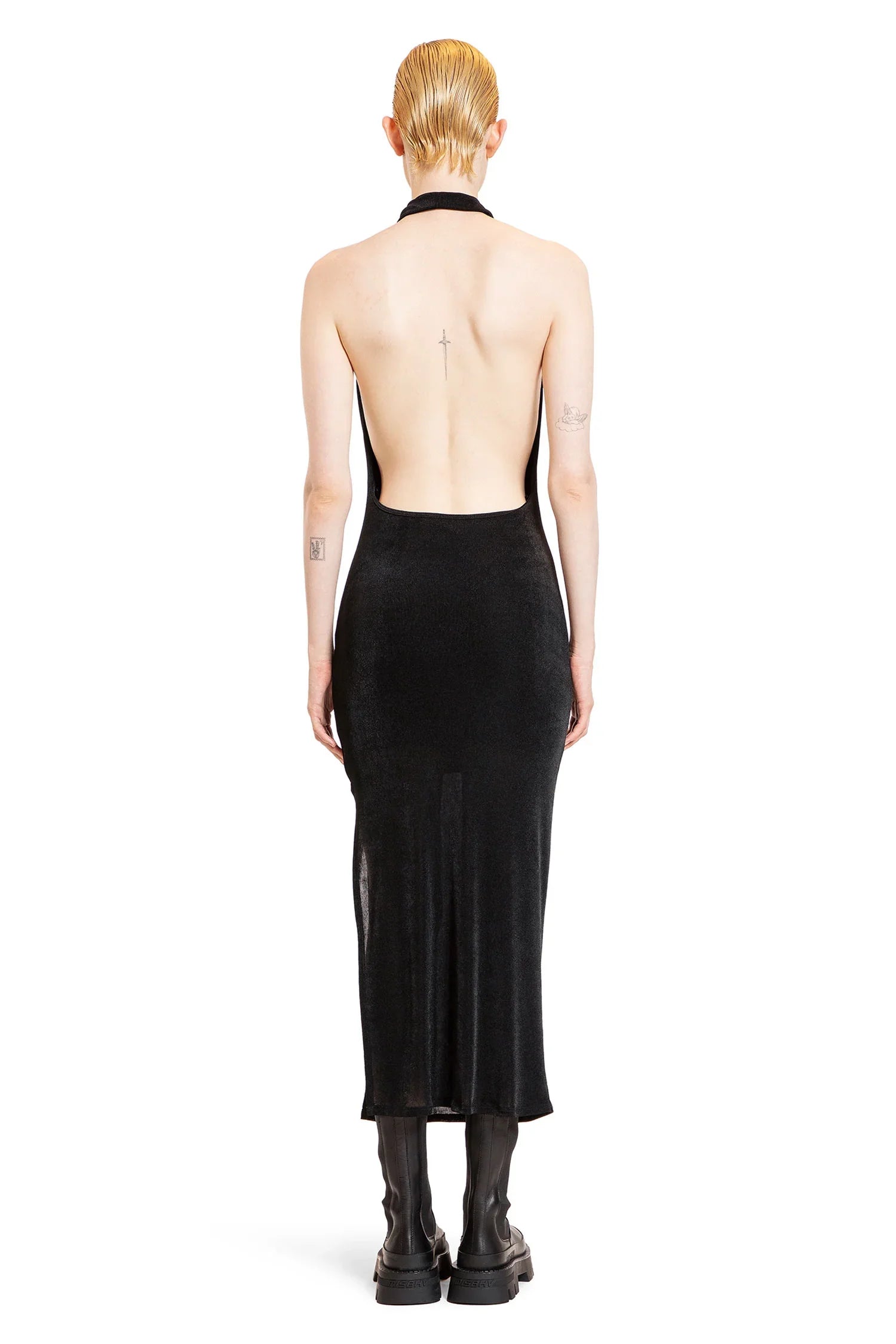 Cowl neck maxi dress - Antonioli.eu